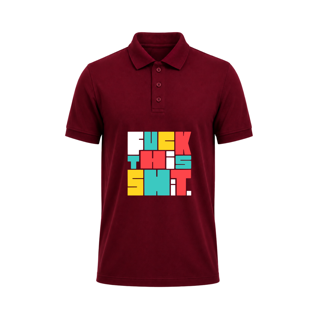 SIIEGE Funk Style Polo T-Shirt for Men