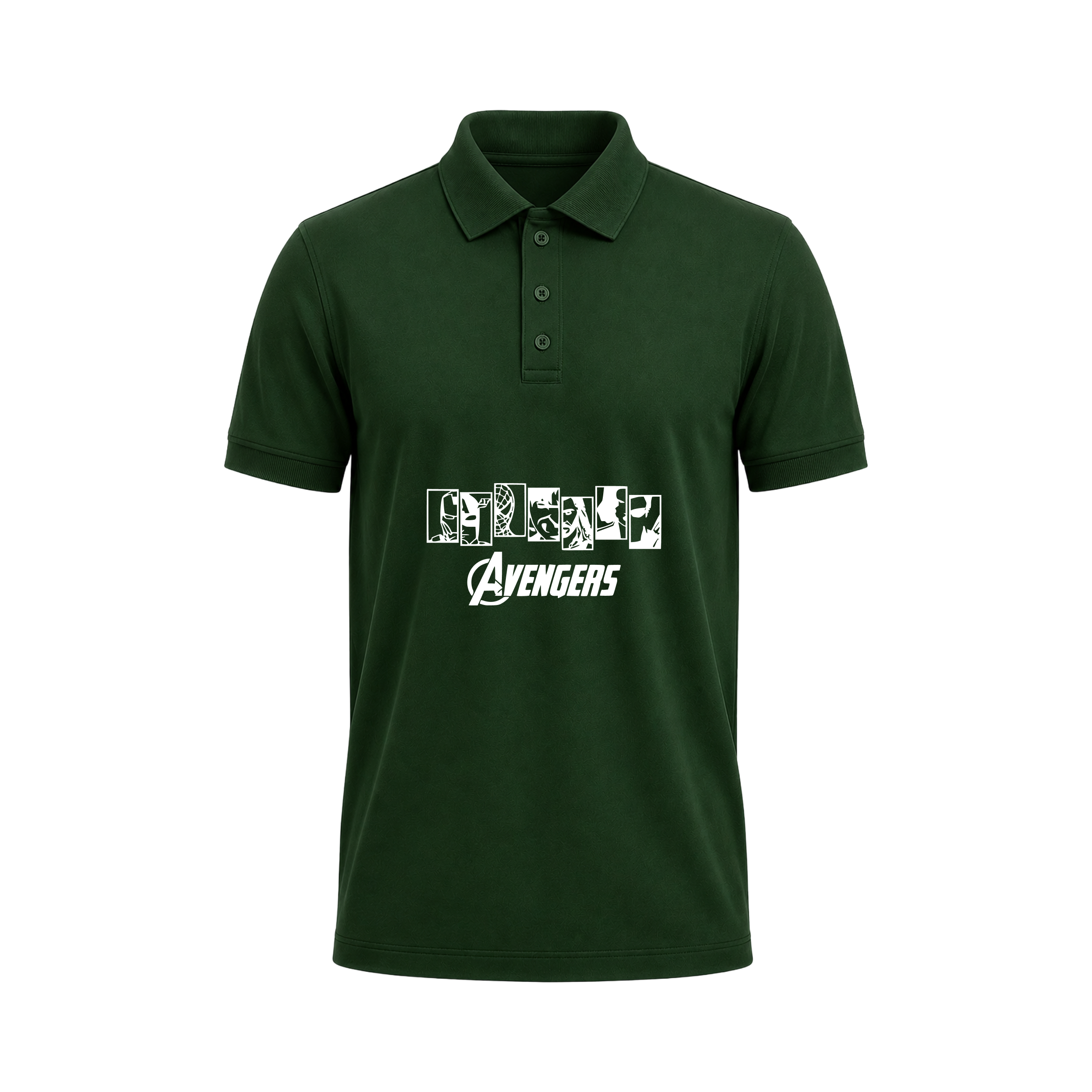 SIIEGE Avengers Superhero Polo T-Shirt for Men
