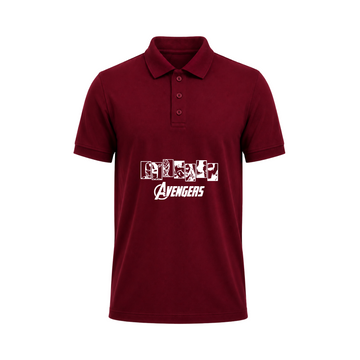 SIIEGE Avengers Superhero Polo T-Shirt for Men