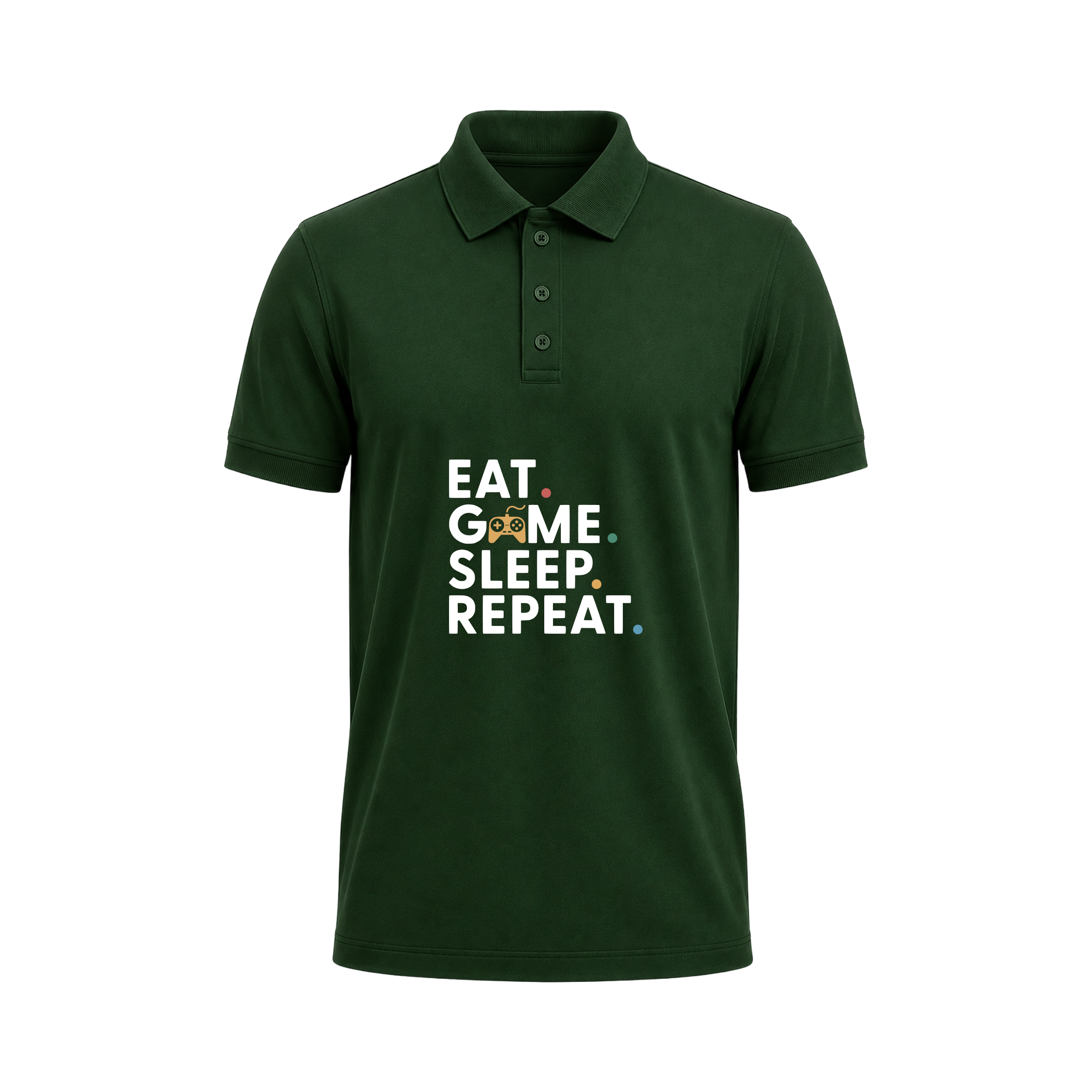 SIIEGE Vintage Gamer Lifestyle Polo T-Shirt for Men