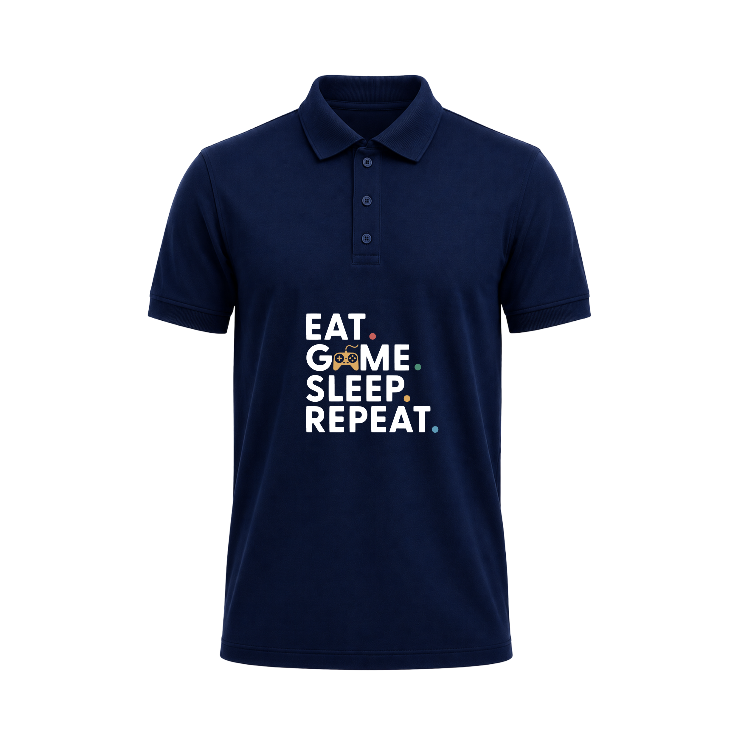 SIIEGE Vintage Gamer Lifestyle Polo T-Shirt for Men