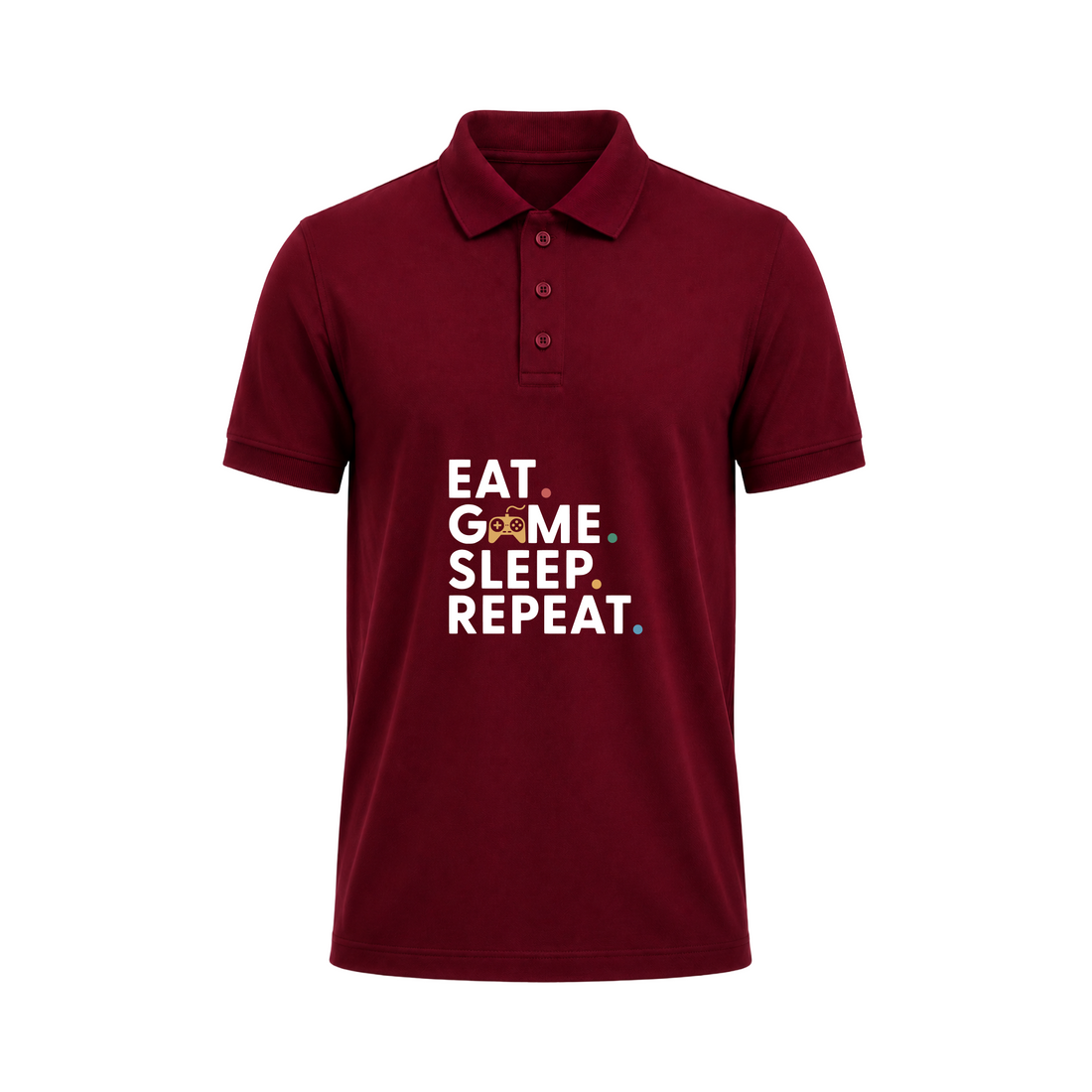 SIIEGE Vintage Gamer Lifestyle Polo T-Shirt for Men