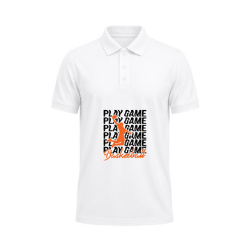SIIEGE Play Game Basketball Sports Polo T-Shirt for Men
