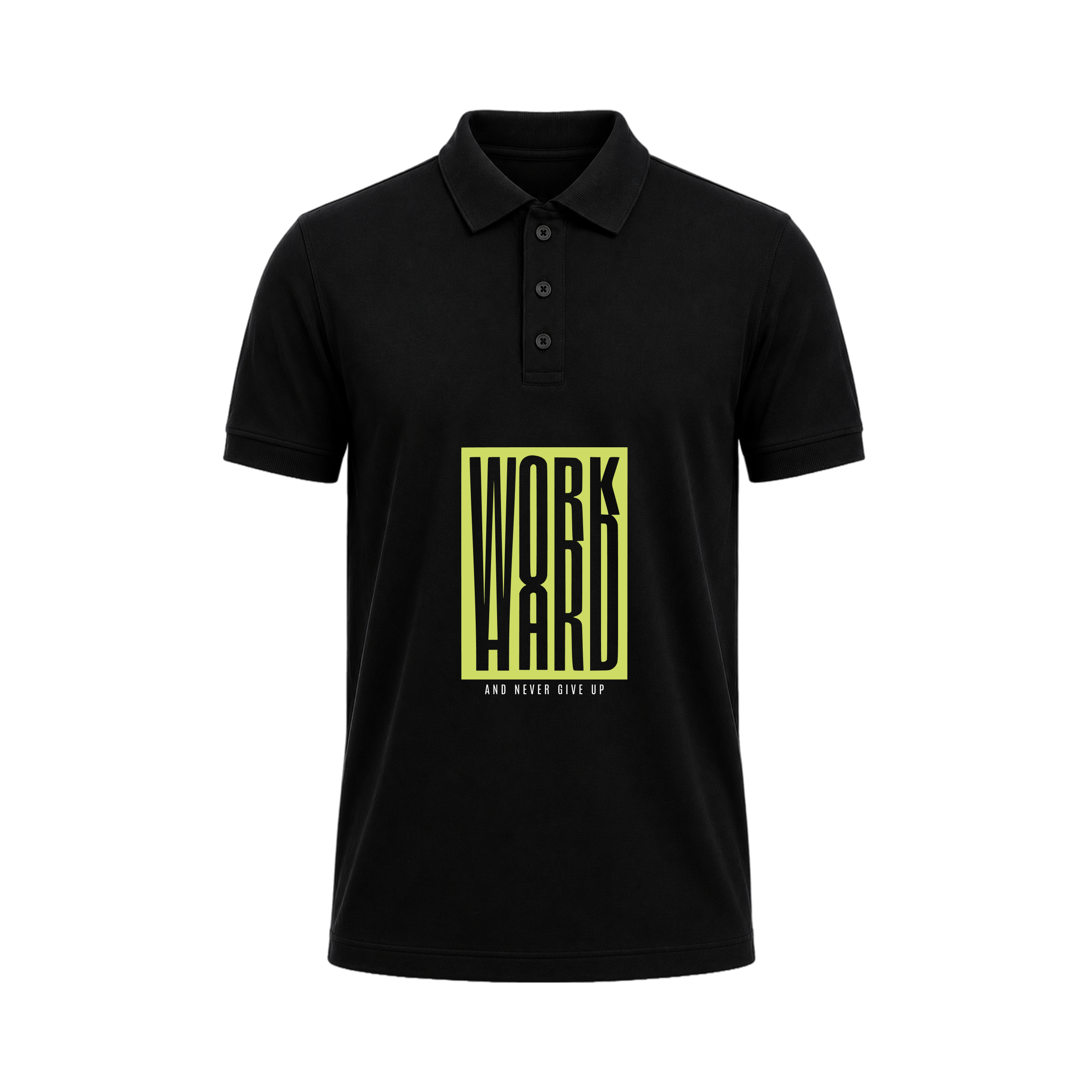 SIIEGE Men’s Motivational Polo T-Shirt