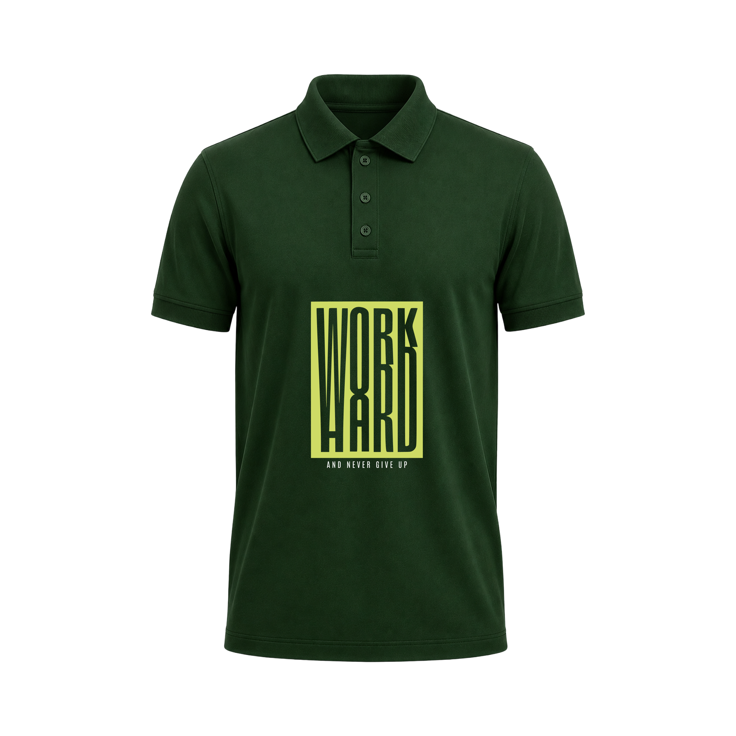 SIIEGE Men’s Motivational Polo T-Shirt