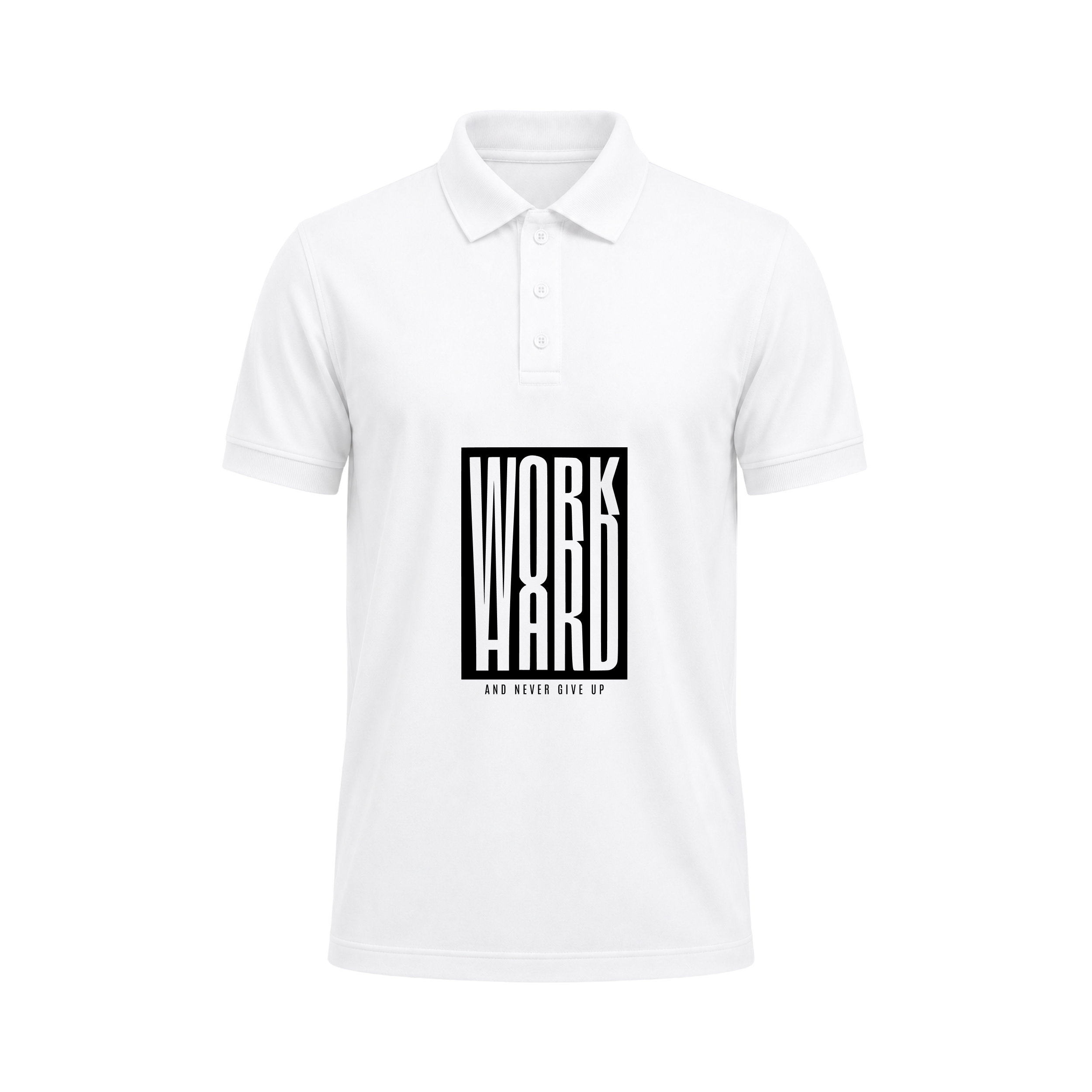 SIIEGE Men’s Motivational Polo T-Shirt