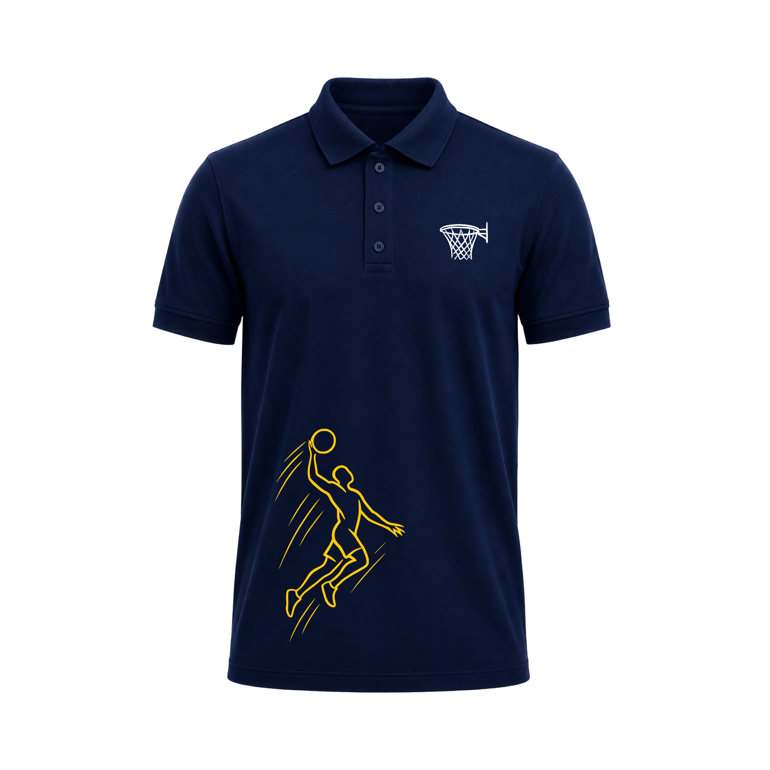 SIIEGE Trendy Athletic Half Sleeve Collar T-Shirt for Men