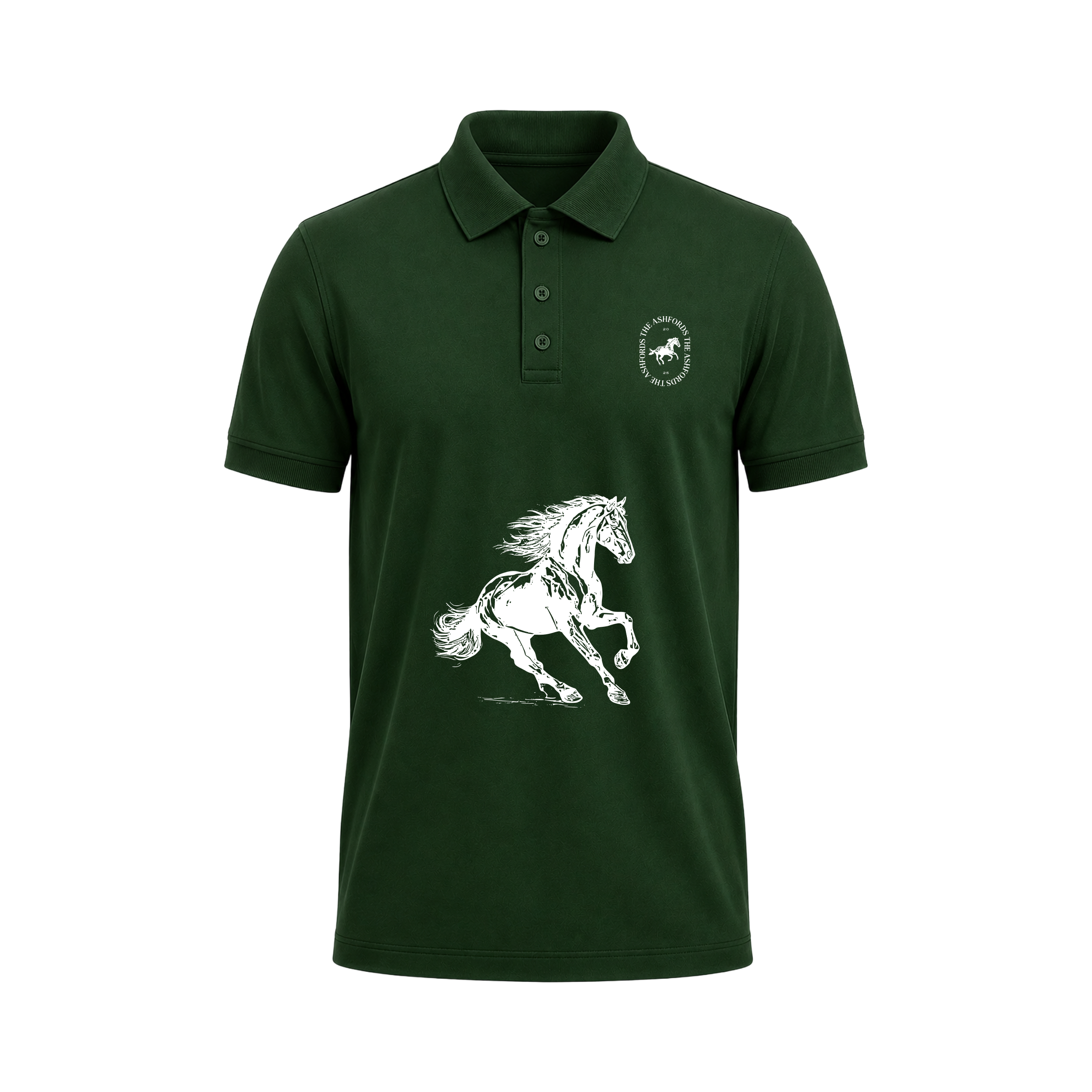 SIIEGE Midnight Horse Polo T-Shirt for Men