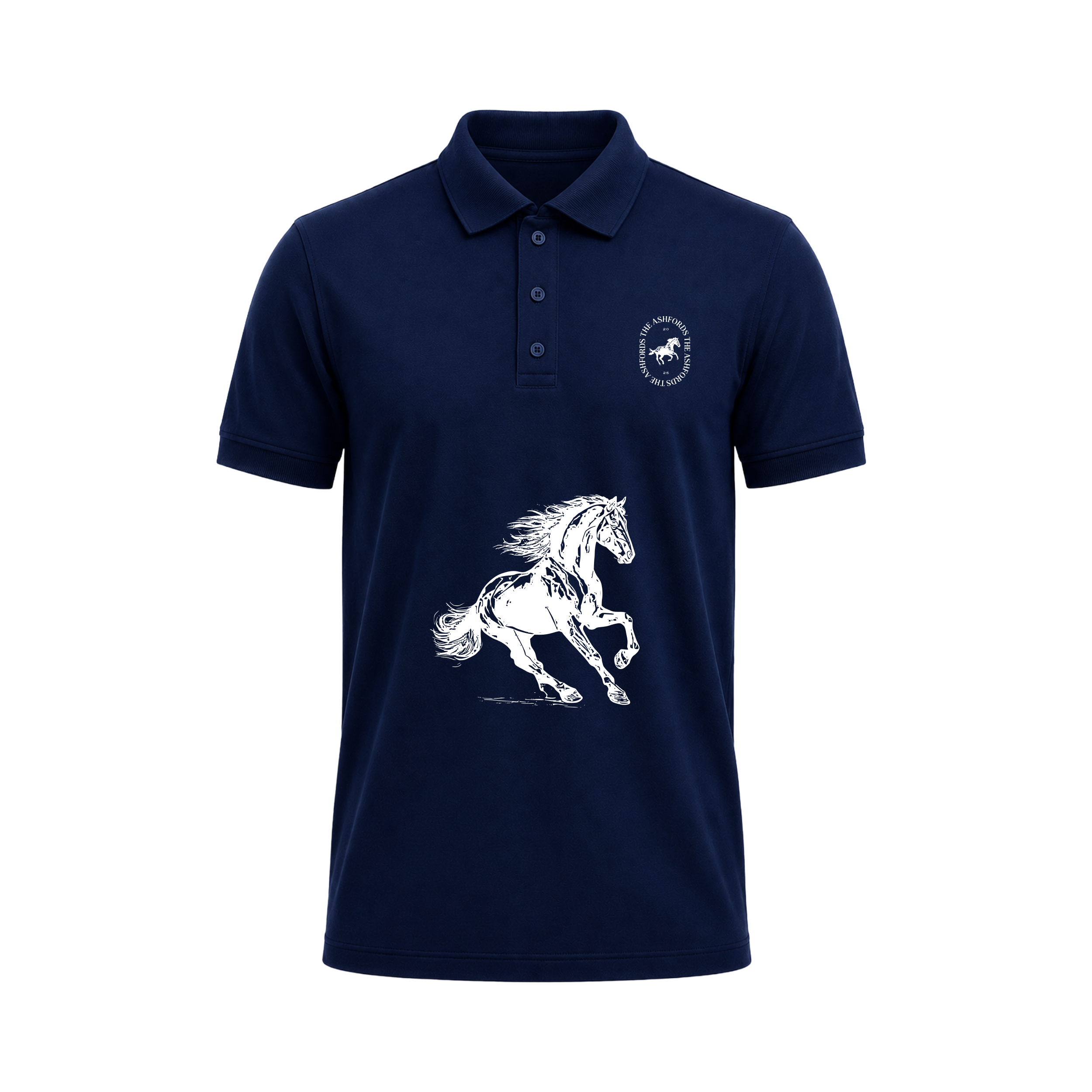 SIIEGE Midnight Horse Polo T-Shirt for Men