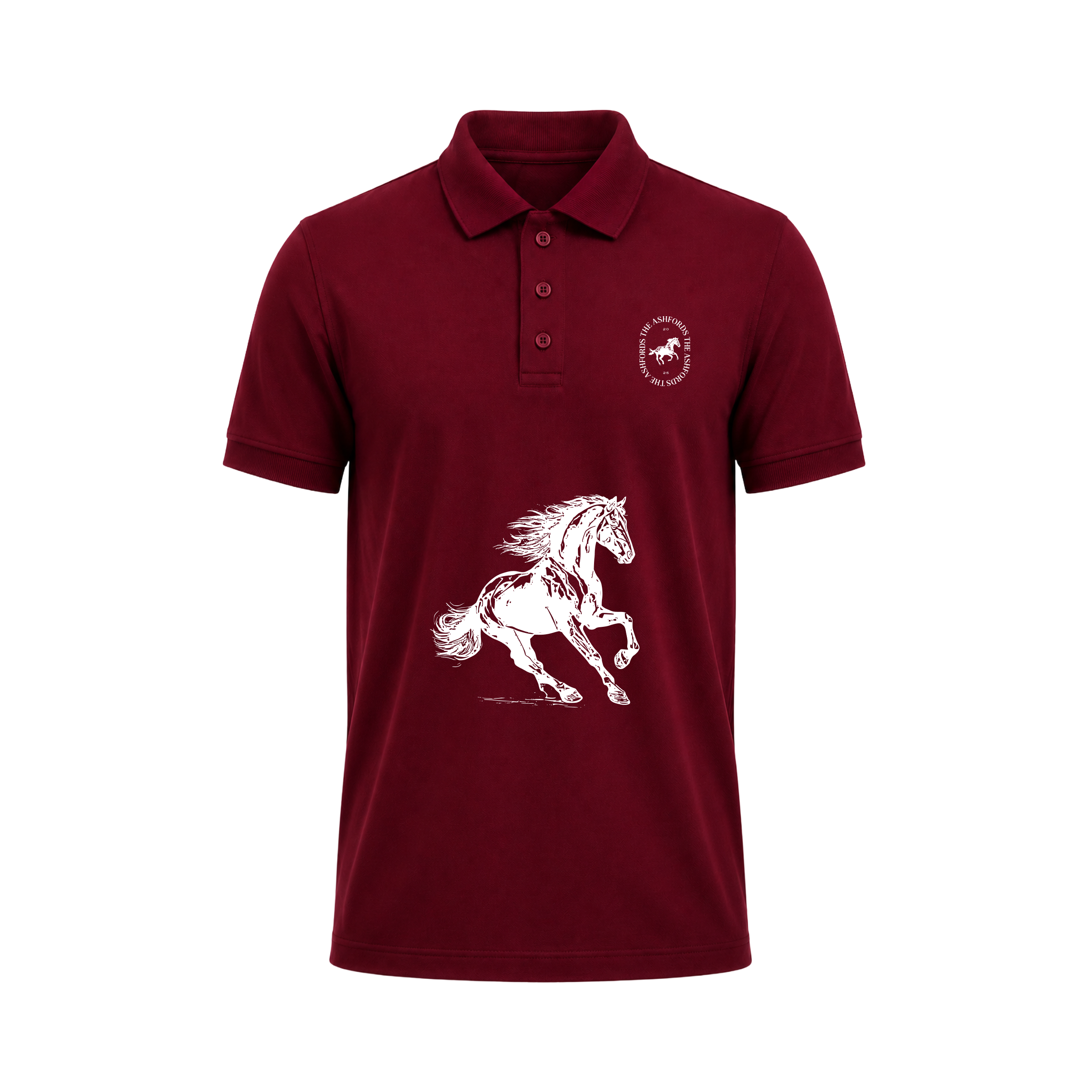 SIIEGE Midnight Horse Polo T-Shirt for Men