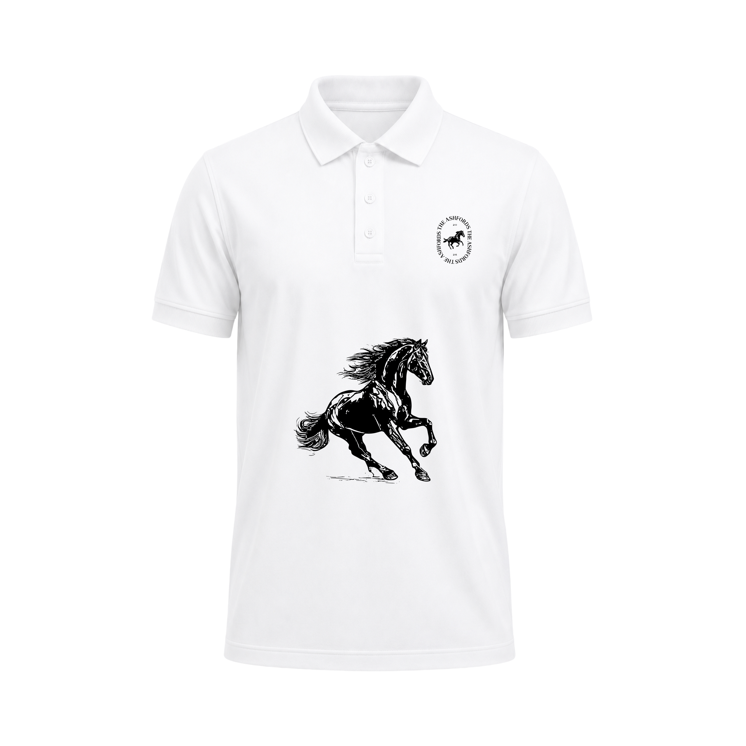SIIEGE Midnight Horse Polo T-Shirt for Men