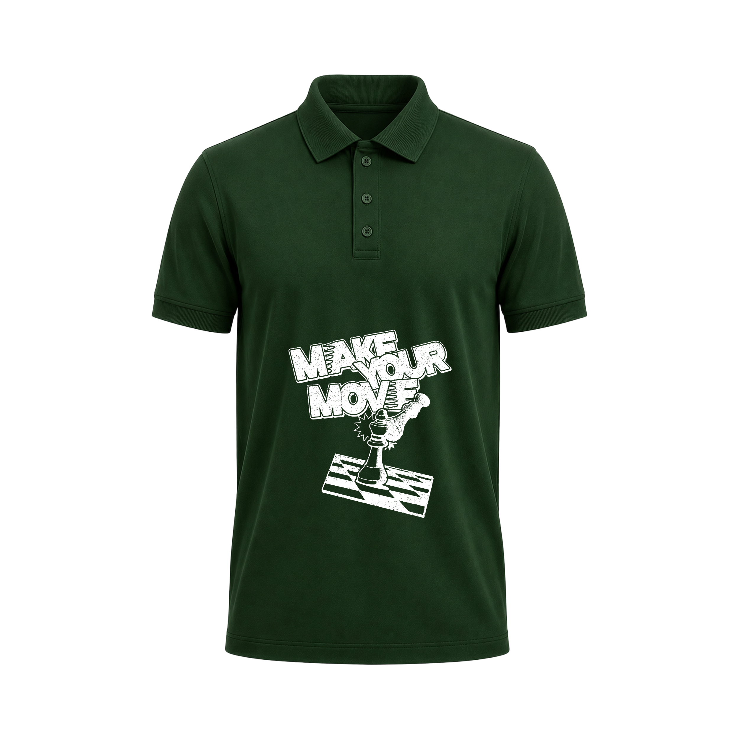 SIIEGE Make Your Move Polo Cotton T-Shirt For Men
