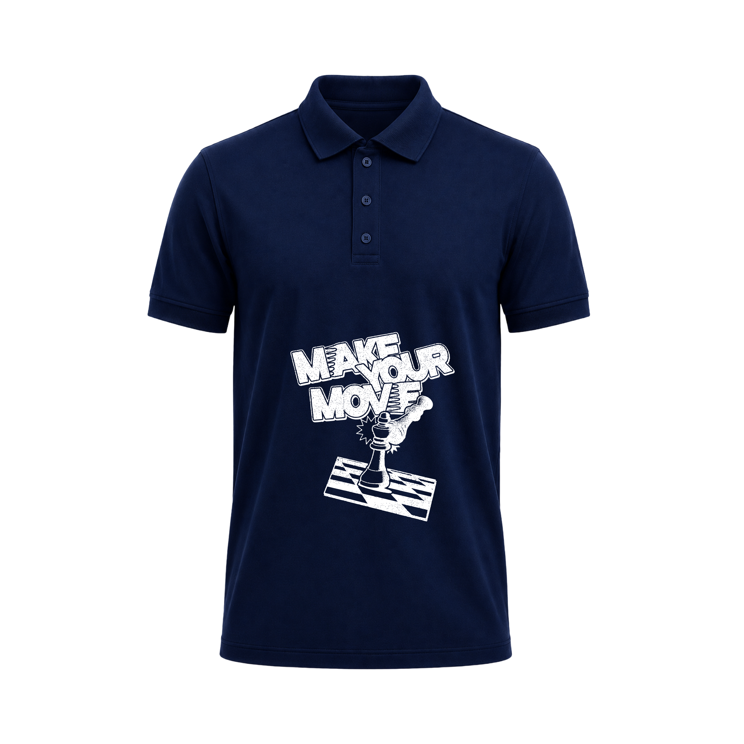 SIIEGE Make Your Move Polo Cotton T-Shirt For Men