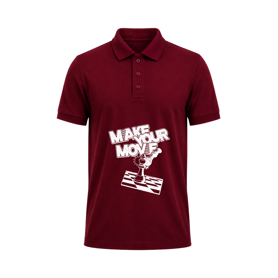 SIIEGE Make Your Move Polo Cotton T-Shirt For Men
