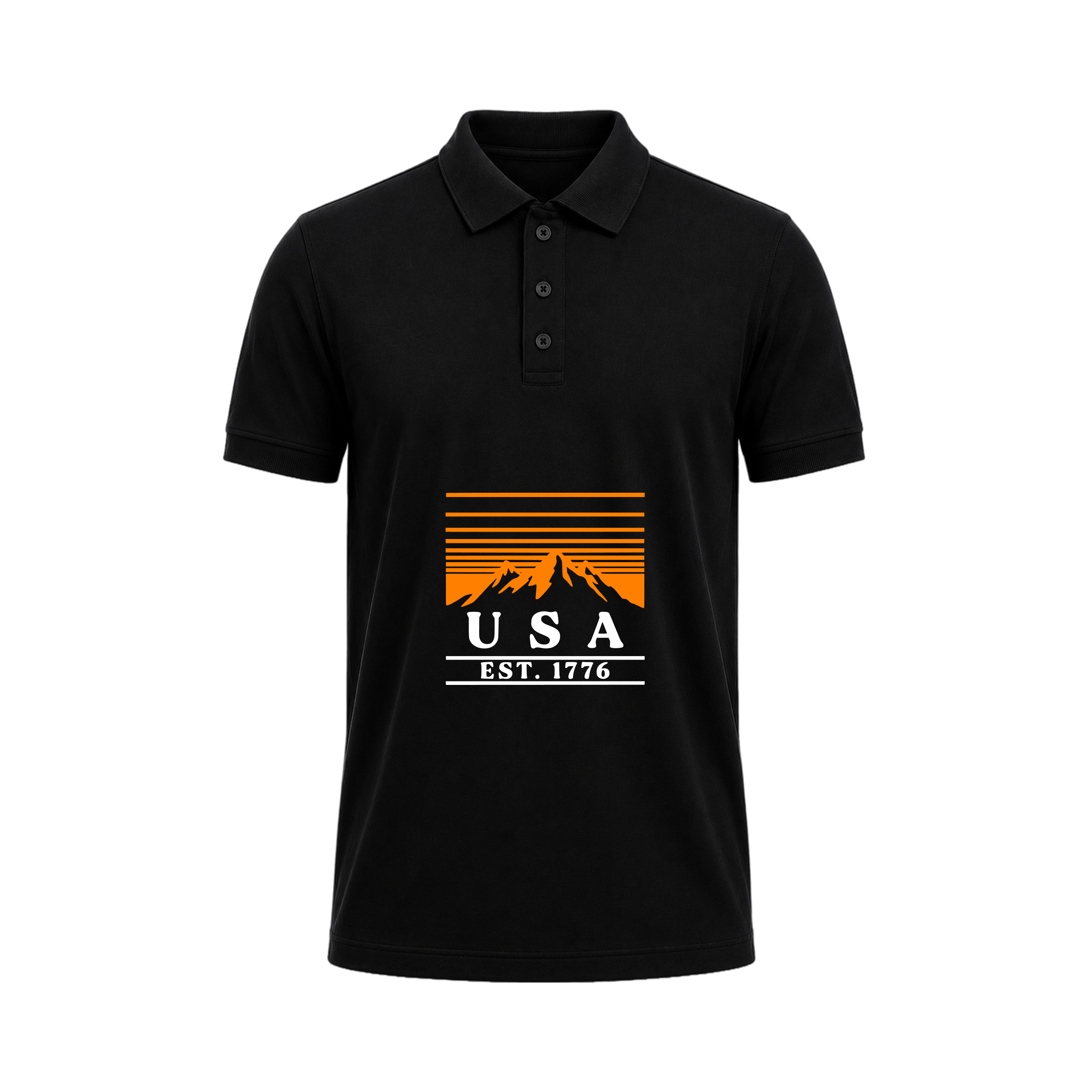 SIIEGE USA Heritage Polo Cotton  T-Shirt For Men