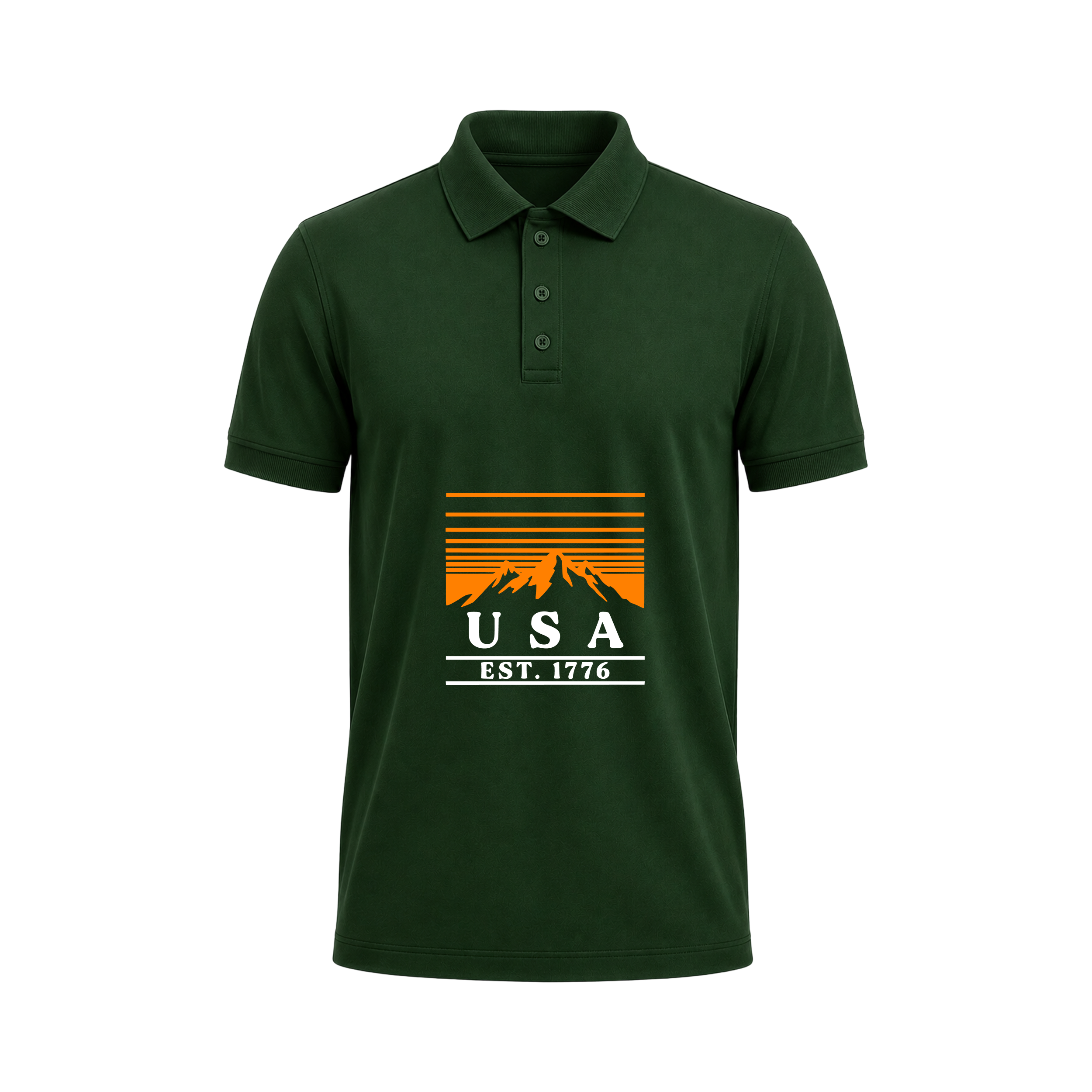 SIIEGE USA Heritage Polo Cotton  T-Shirt For Men