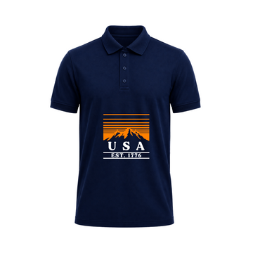 SIIEGE USA Heritage Polo Cotton  T-Shirt For Men