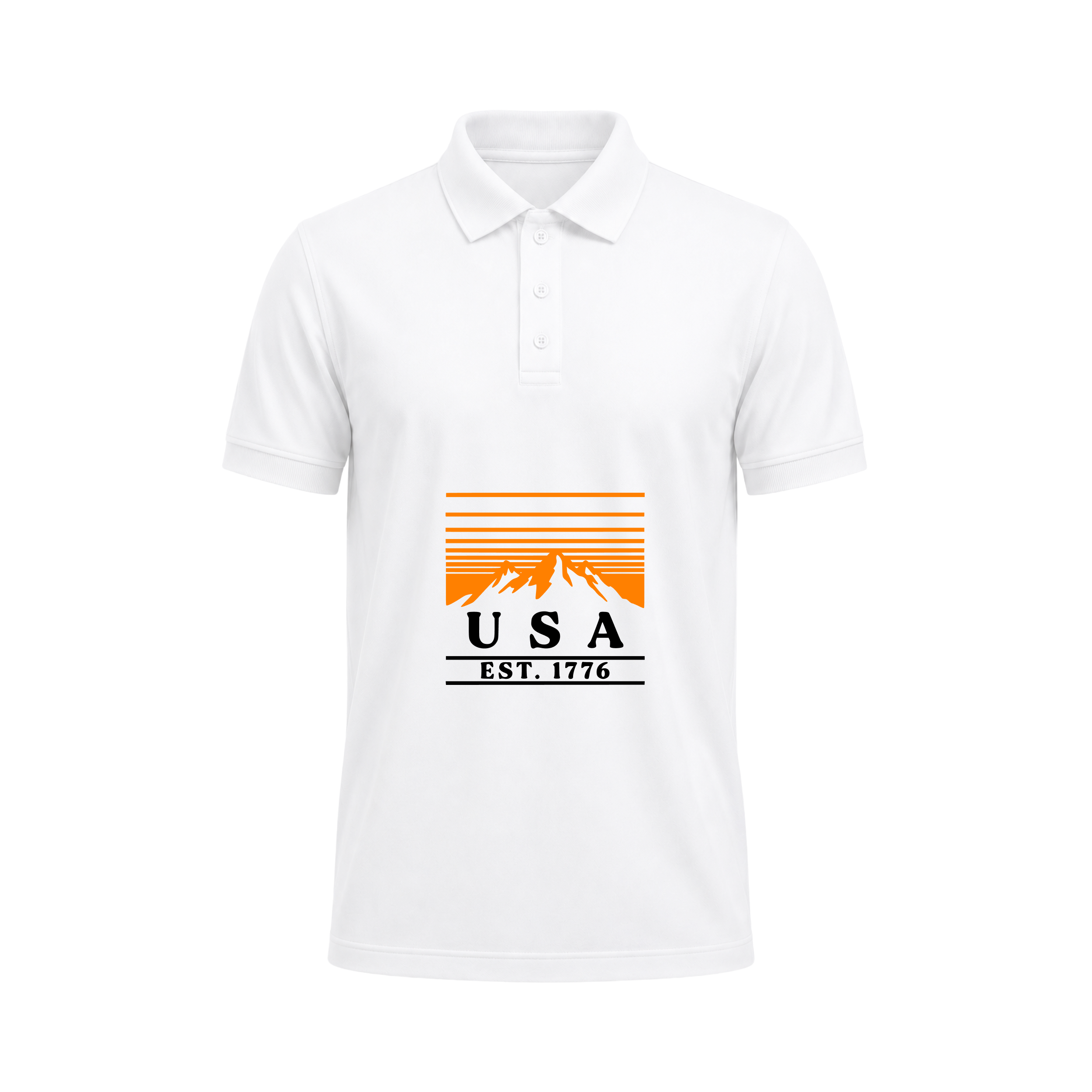 SIIEGE USA Heritage Polo Cotton  T-Shirt For Men
