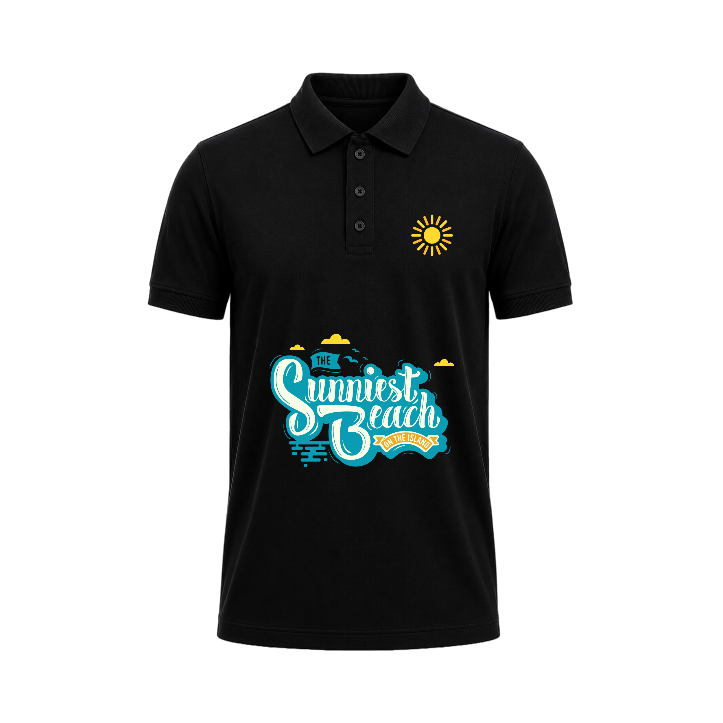 SIIEGE Sunniest Beach Polo T-Shirt For Men