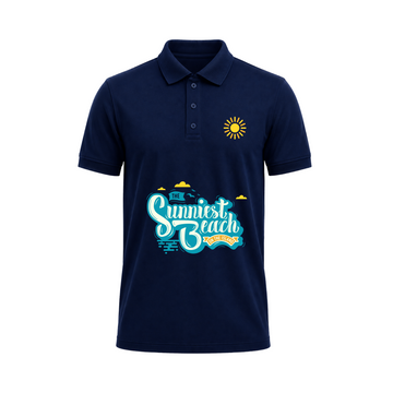 SIIEGE Sunniest Beach Polo T-Shirt For Men