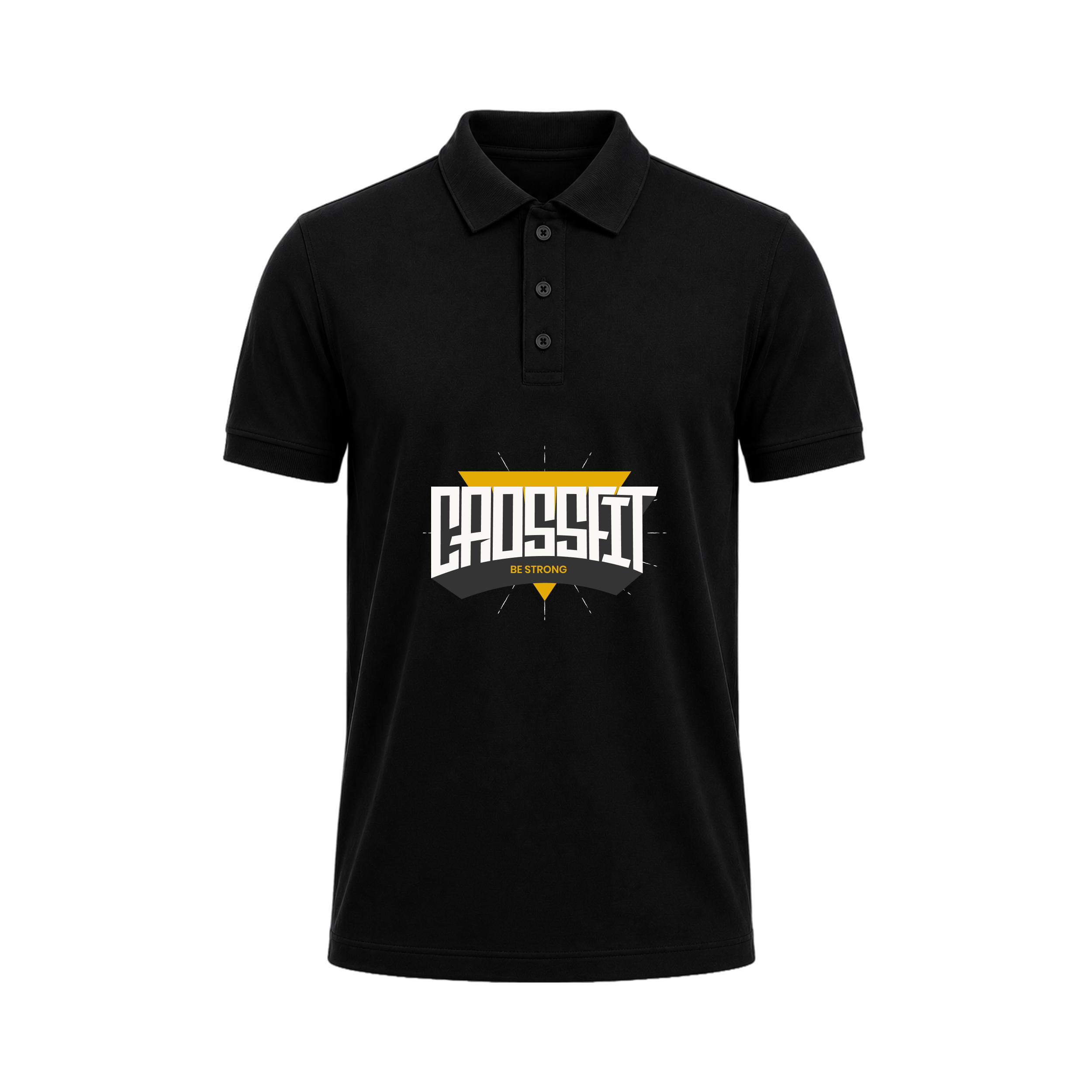 SIIEGE CrossFit Be Strong Polo T-Shirt For Men