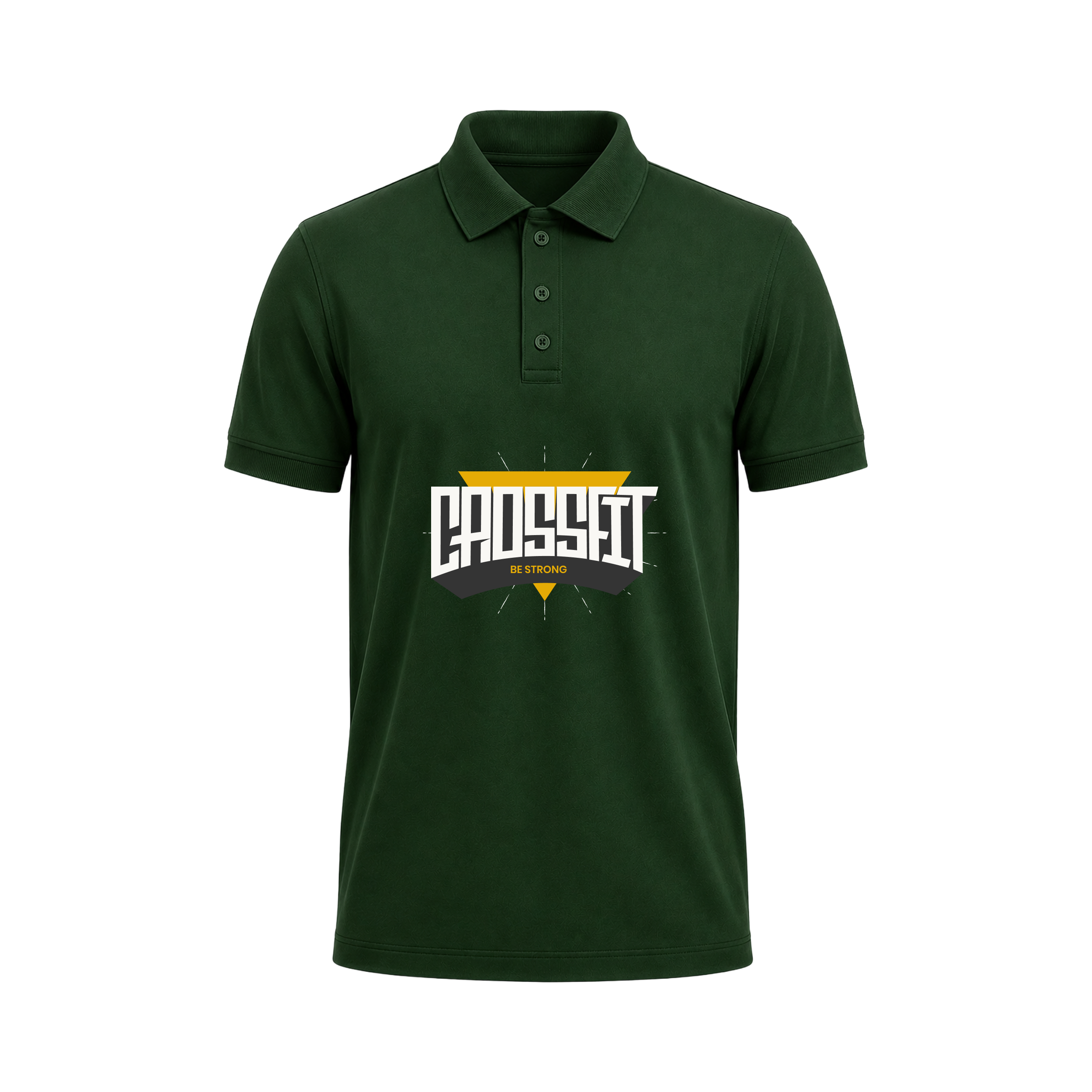 SIIEGE CrossFit Be Strong Polo T-Shirt For Men