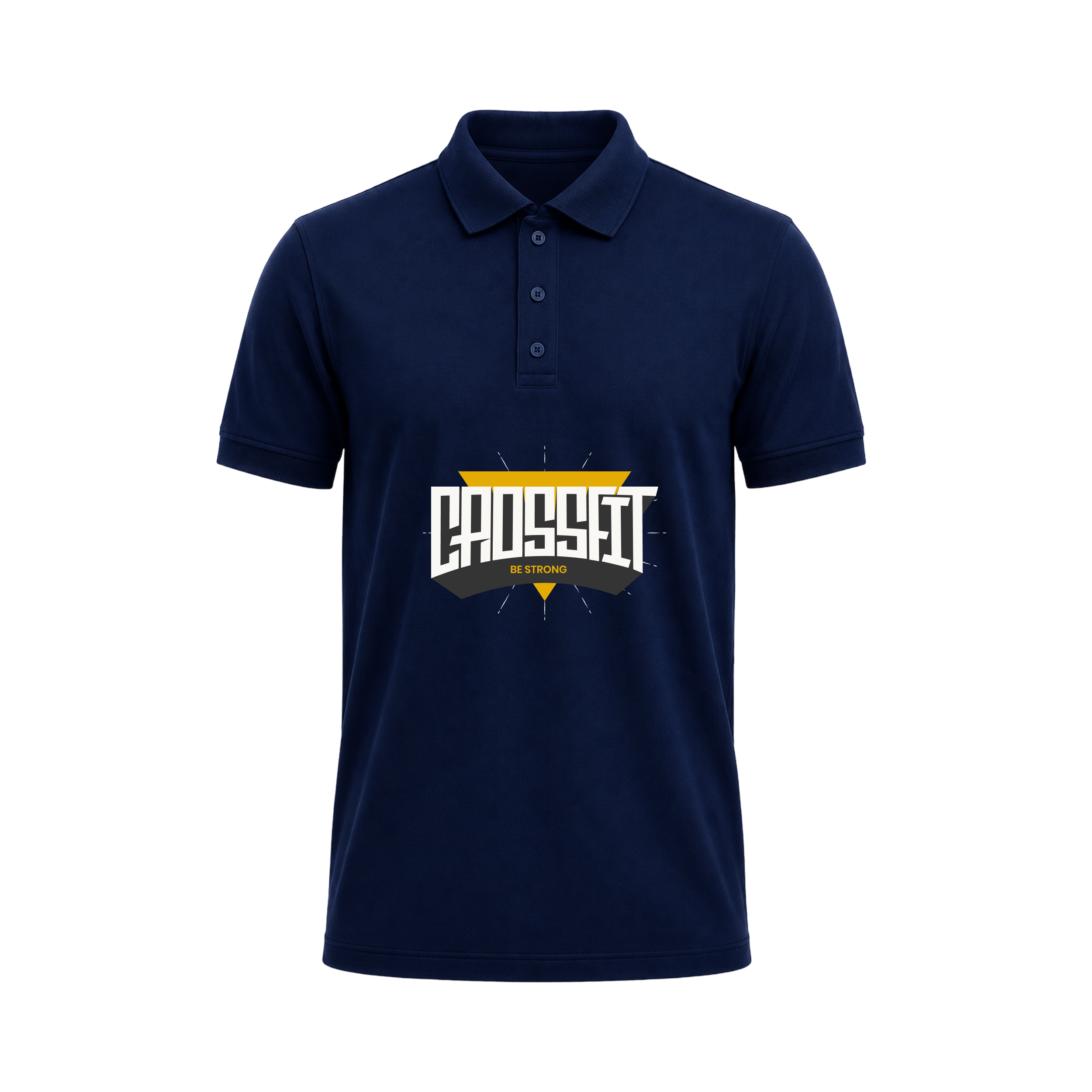 SIIEGE CrossFit Be Strong Polo T-Shirt For Men