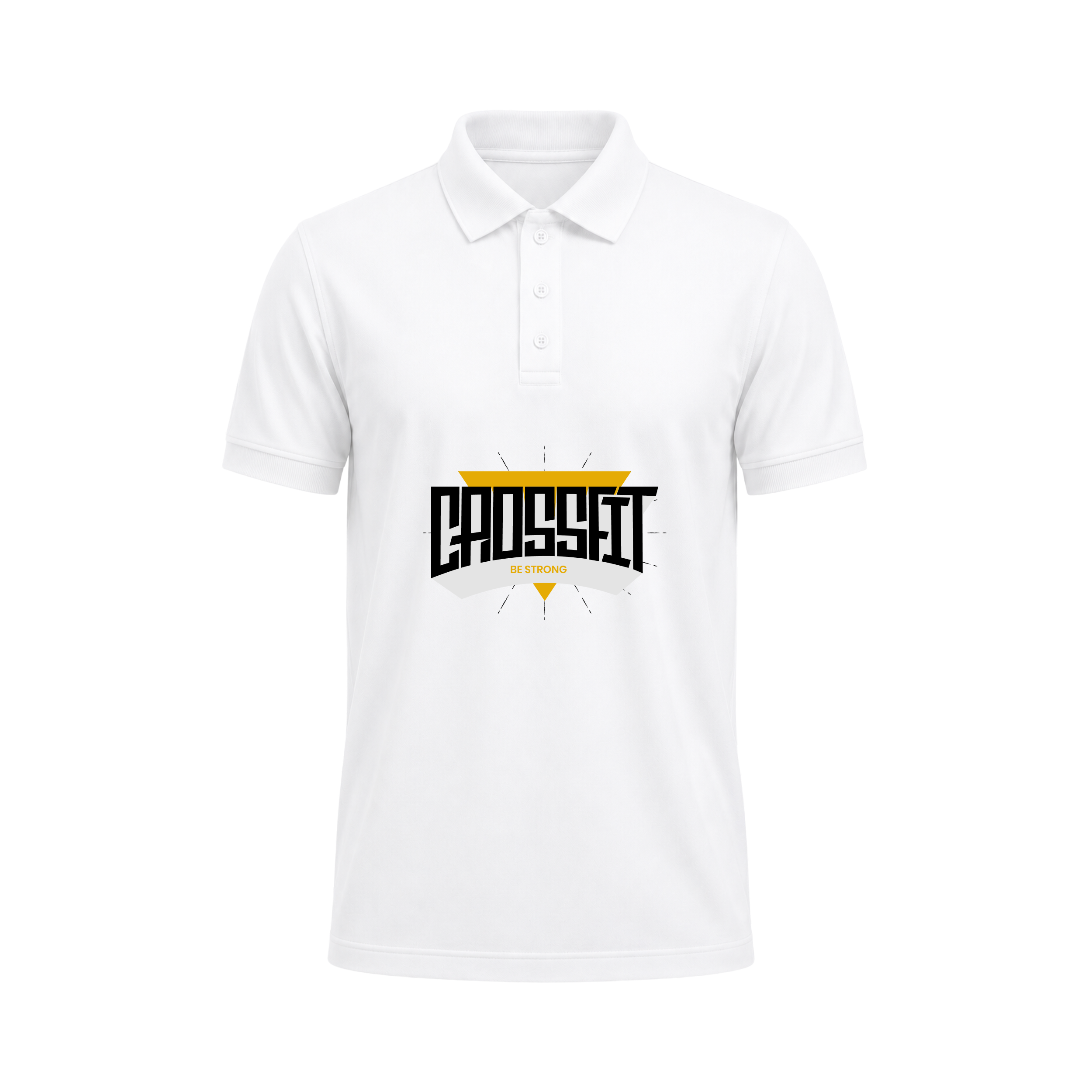 SIIEGE CrossFit Be Strong Polo T-Shirt For Men