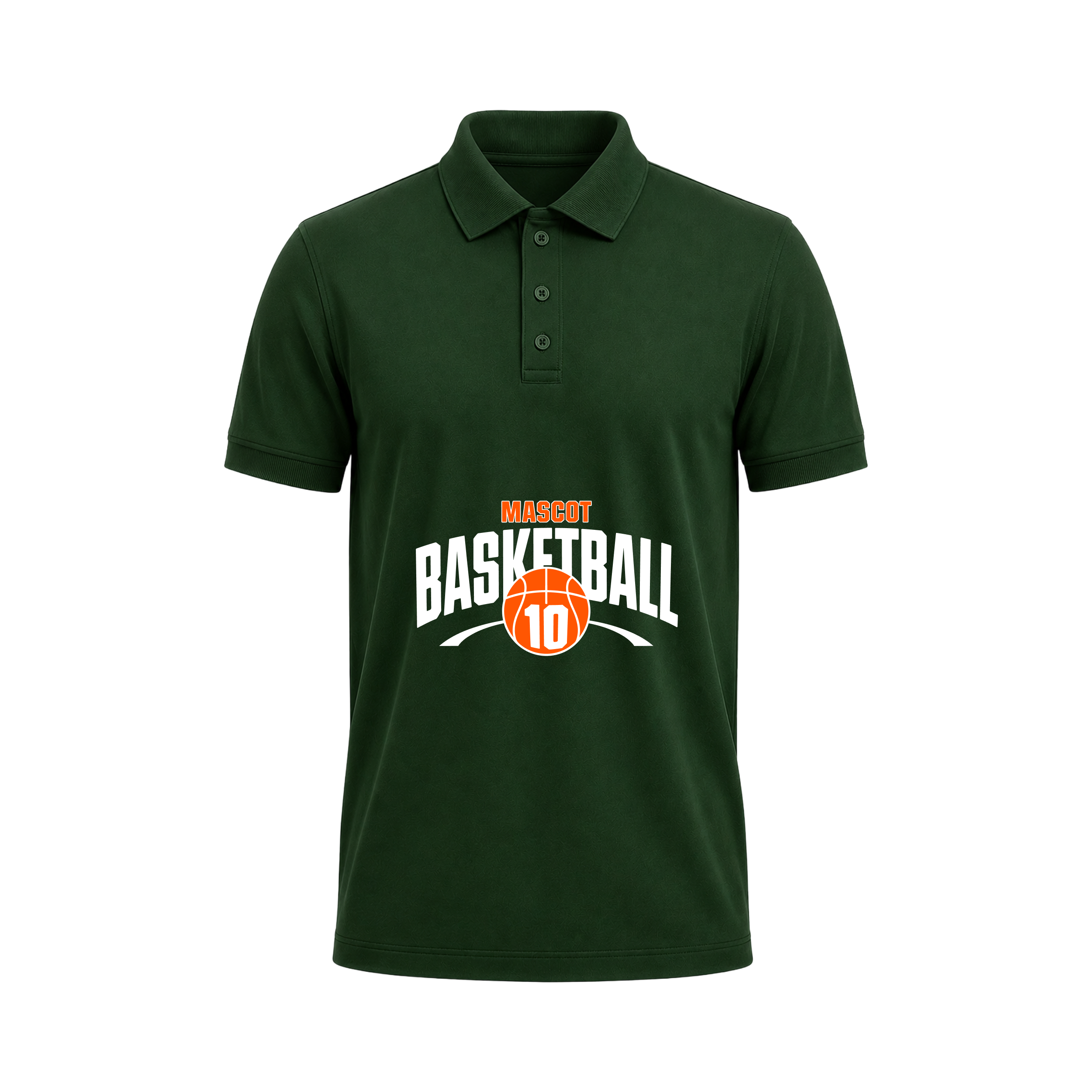 SIIEGE Mascot Basketball Polo T-Shirt For Men