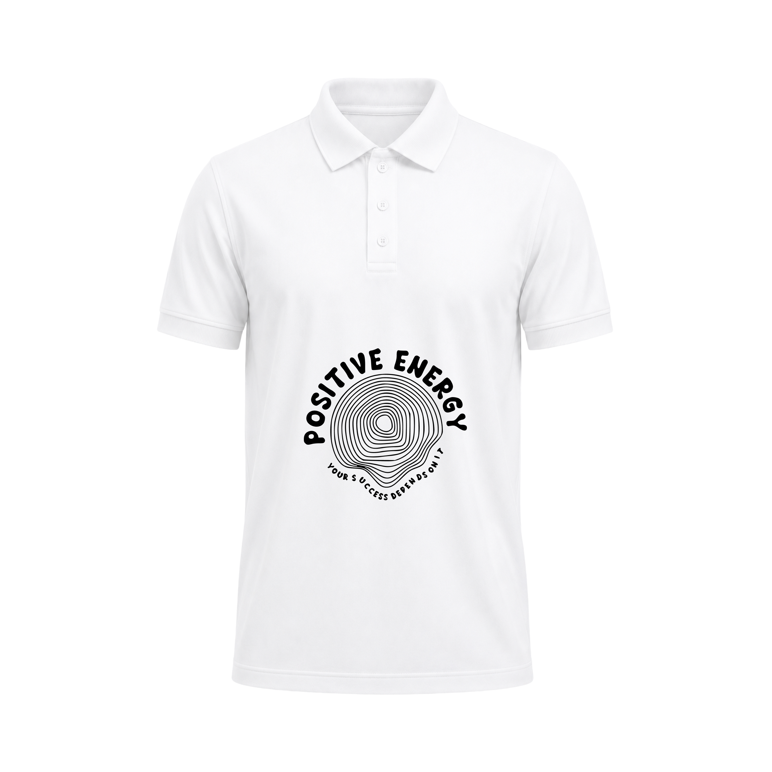 SIIEGE Positive Energy Polo T-Shirt For Men