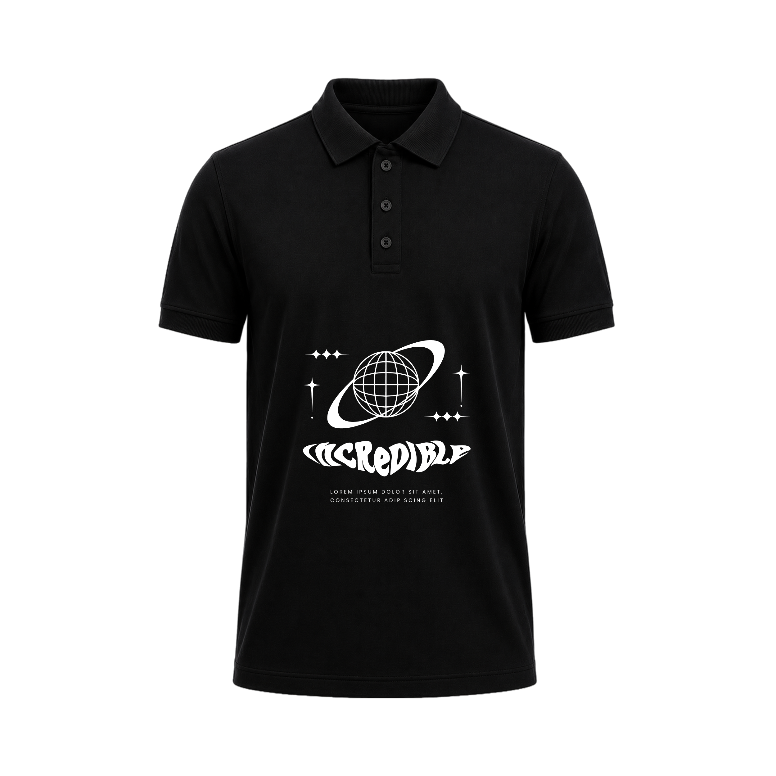 SIIEGE Incredible Vibes Polo T-Shirt For Men