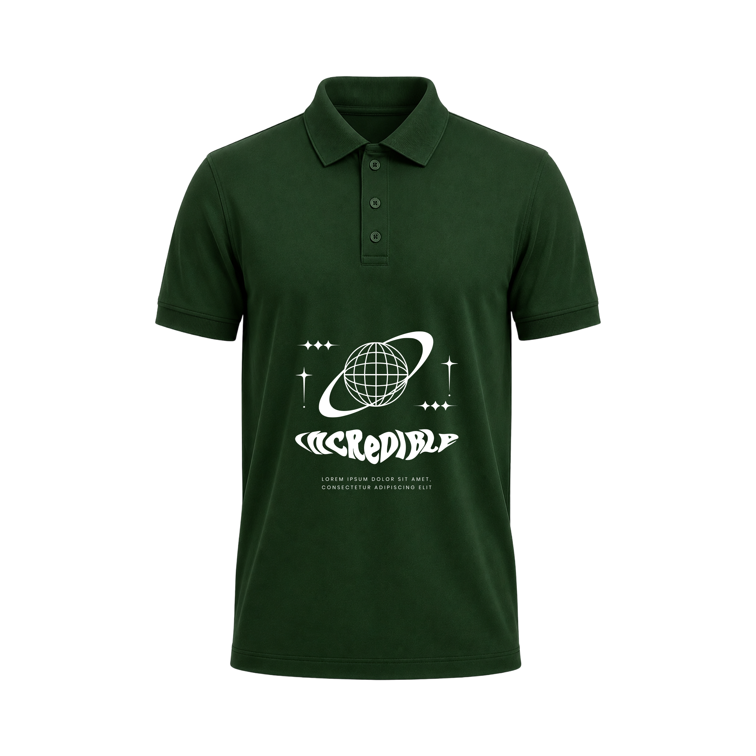 SIIEGE Incredible Vibes Polo T-Shirt For Men