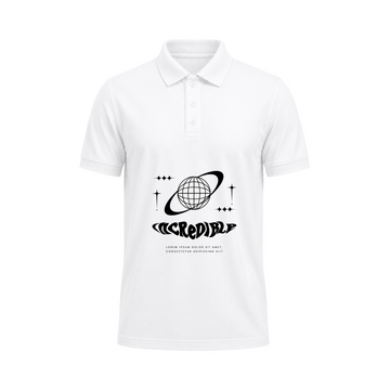 SIIEGE Incredible Vibes Polo T-Shirt For Men