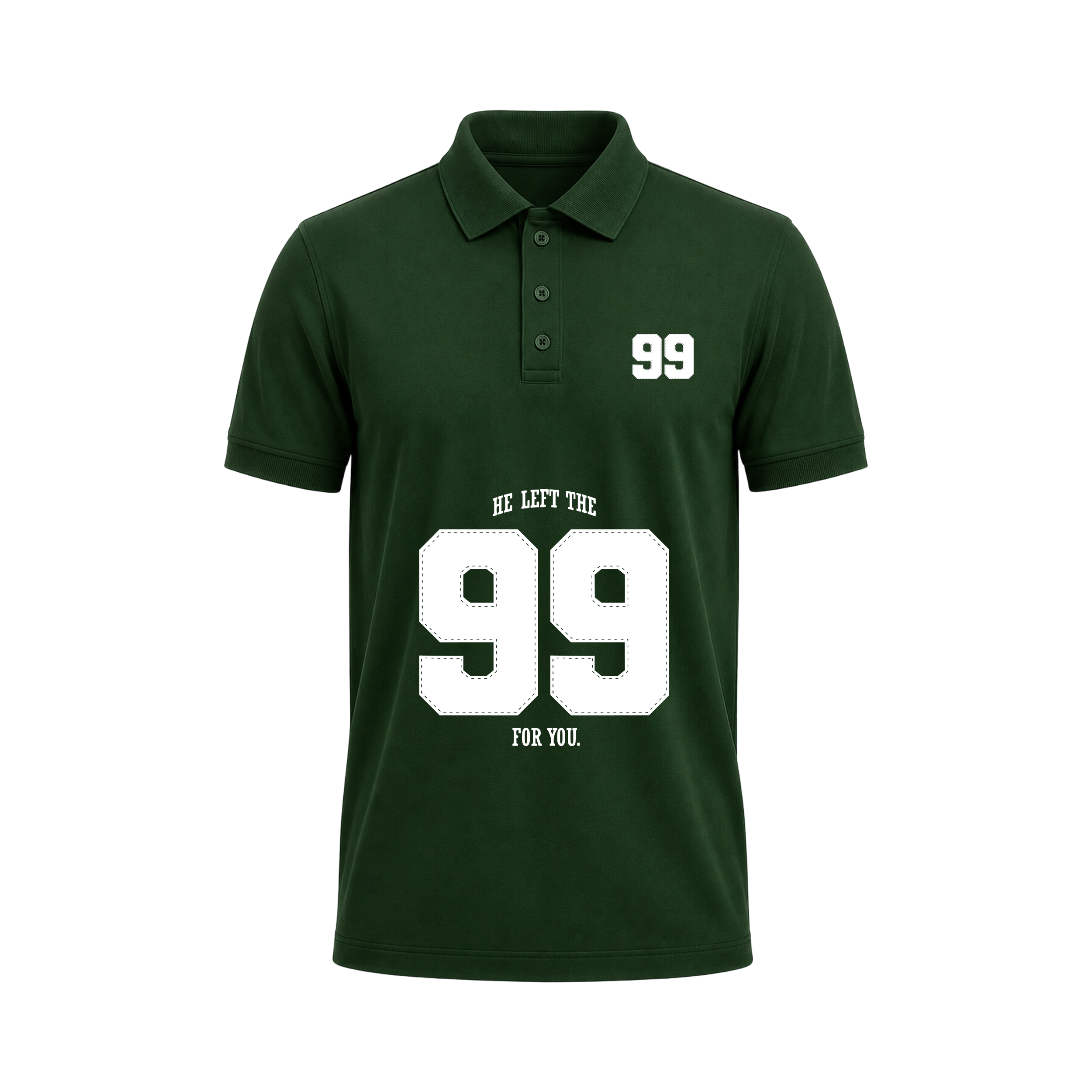 SIIEGE Retro Varsity 99 Polo T-Shirt For Men