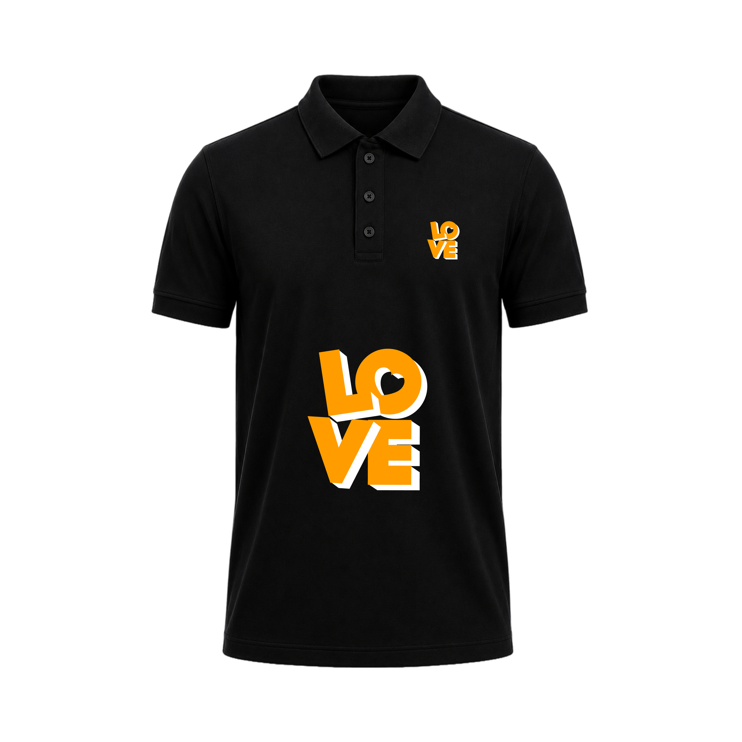SIIEGE Love  Polo T-Shirt For Men