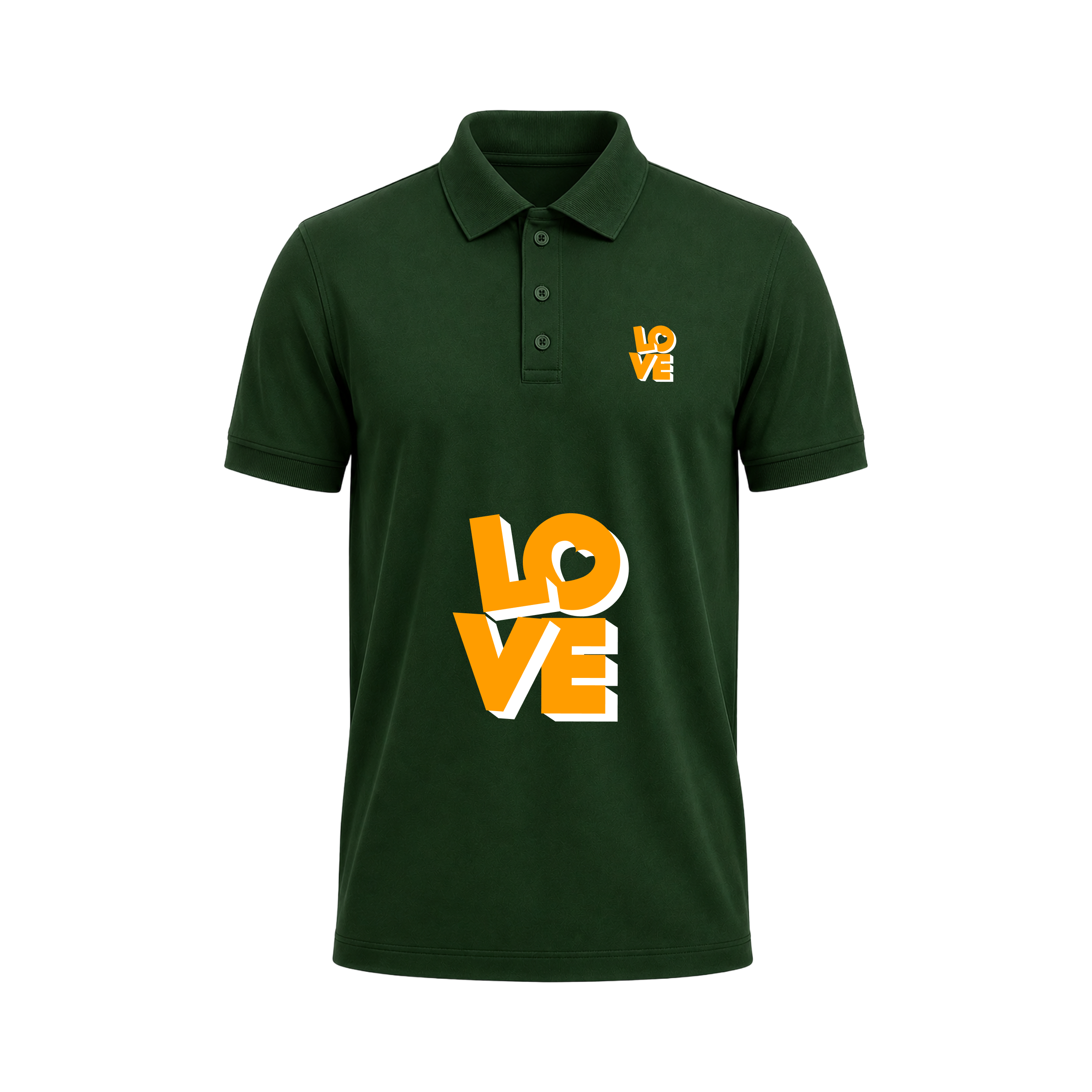 SIIEGE Love  Polo T-Shirt For Men