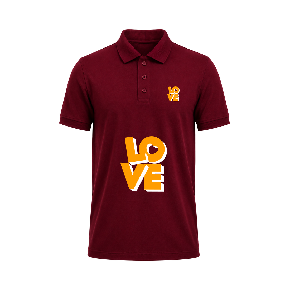 SIIEGE Love  Polo T-Shirt For Men