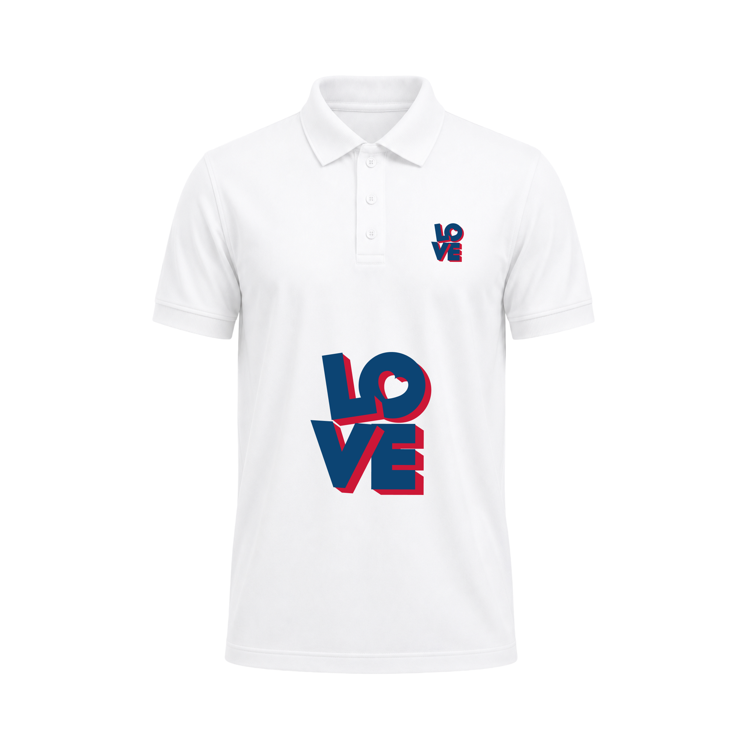SIIEGE Love  Polo T-Shirt For Men