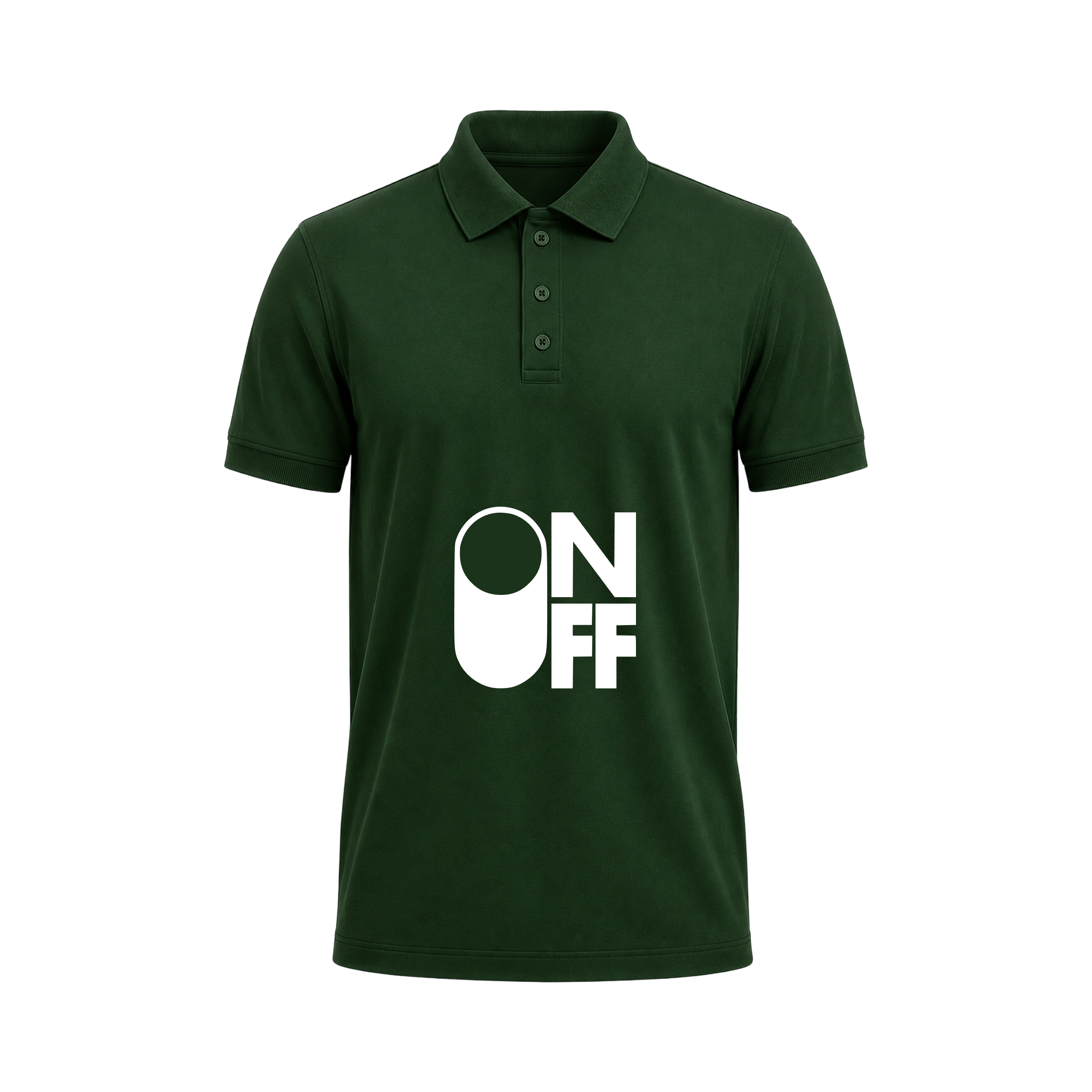 SIIEGE ON OFF Polo T-Shirt For Men
