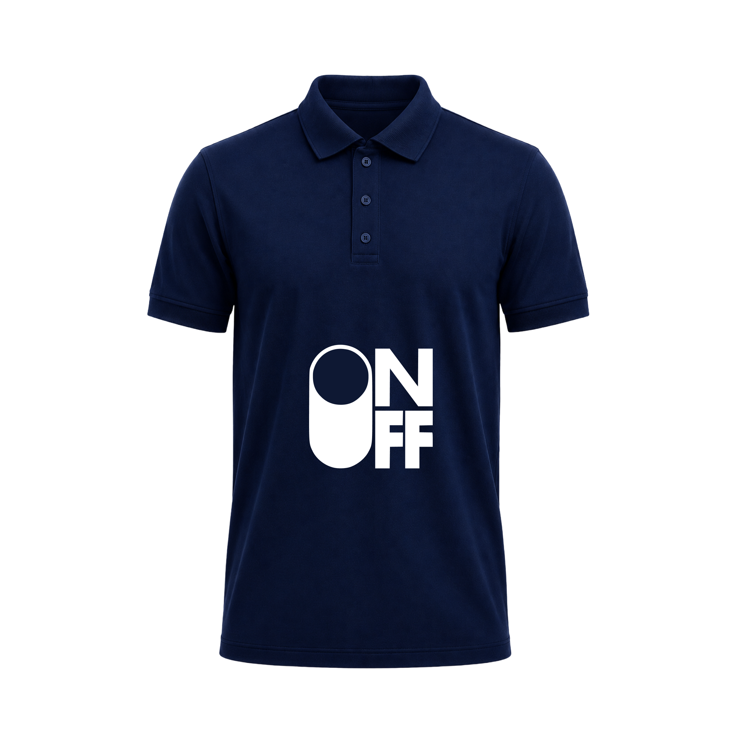 SIIEGE ON OFF Polo T-Shirt For Men