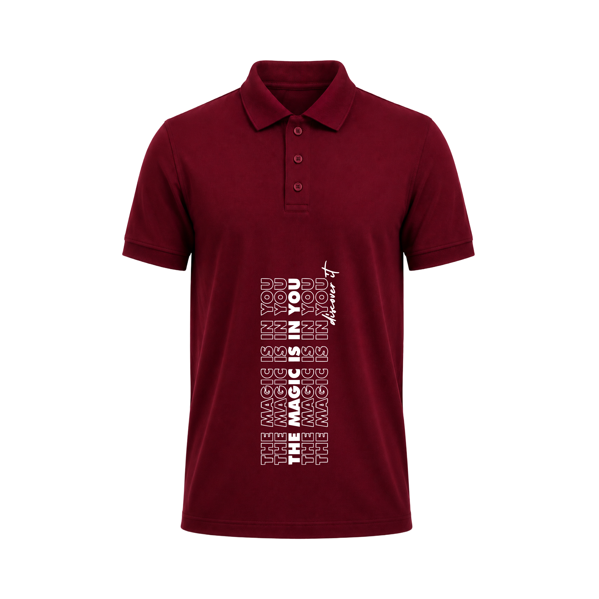 SIIEGE The Magic Is In You Polo T-Shirt For Men