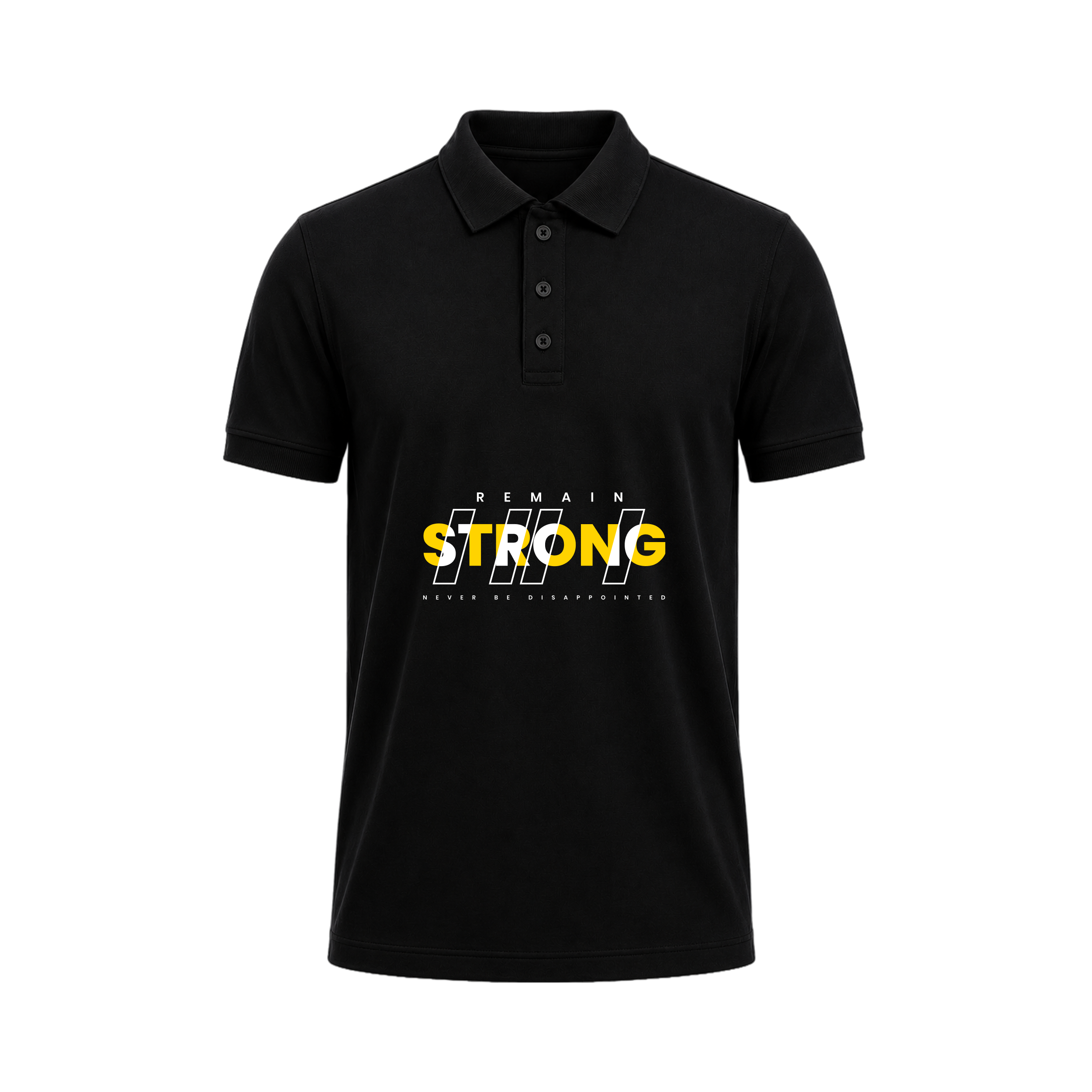 SIIEGE Remain Strong Polo T-Shirt For Men