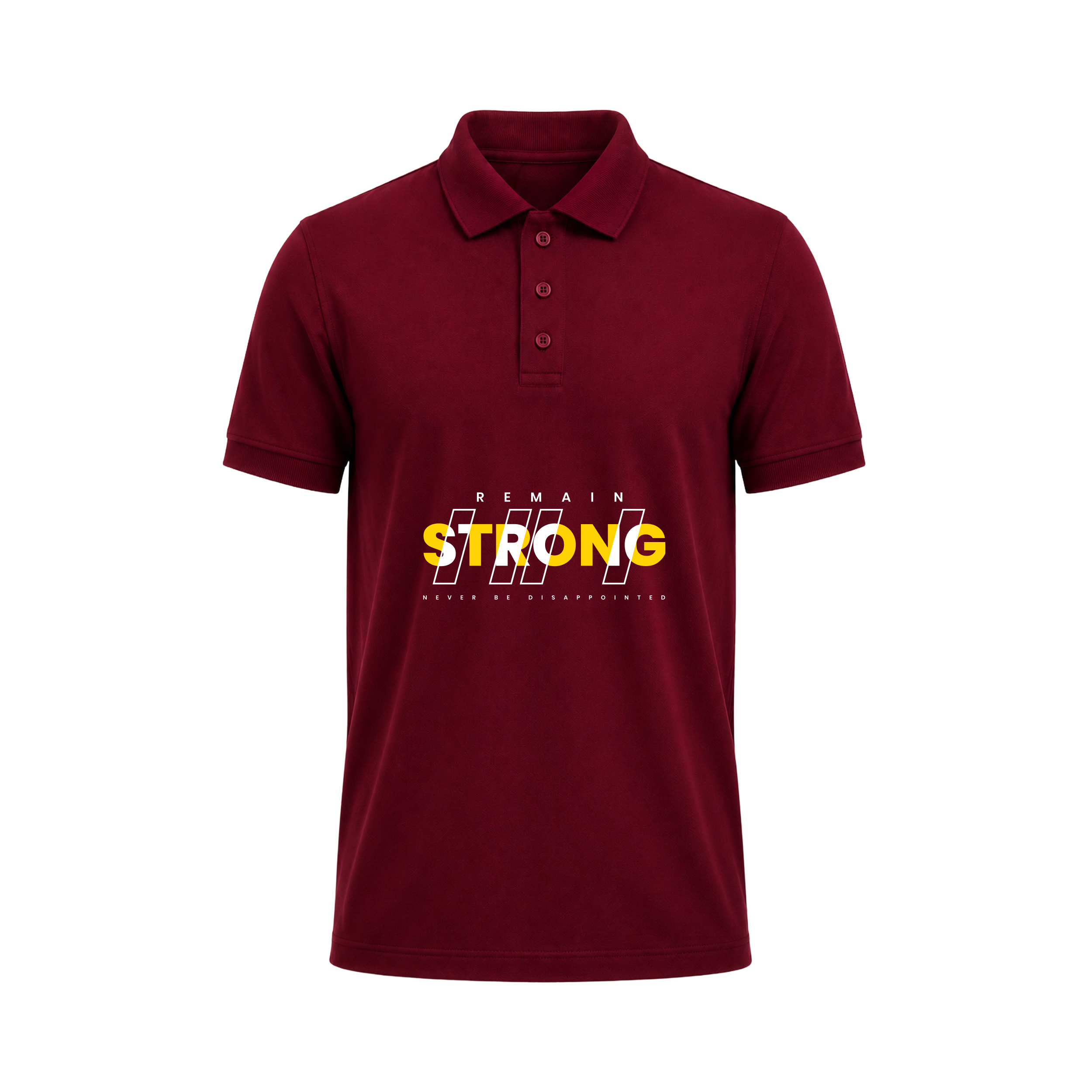 SIIEGE Remain Strong Polo T-Shirt For Men