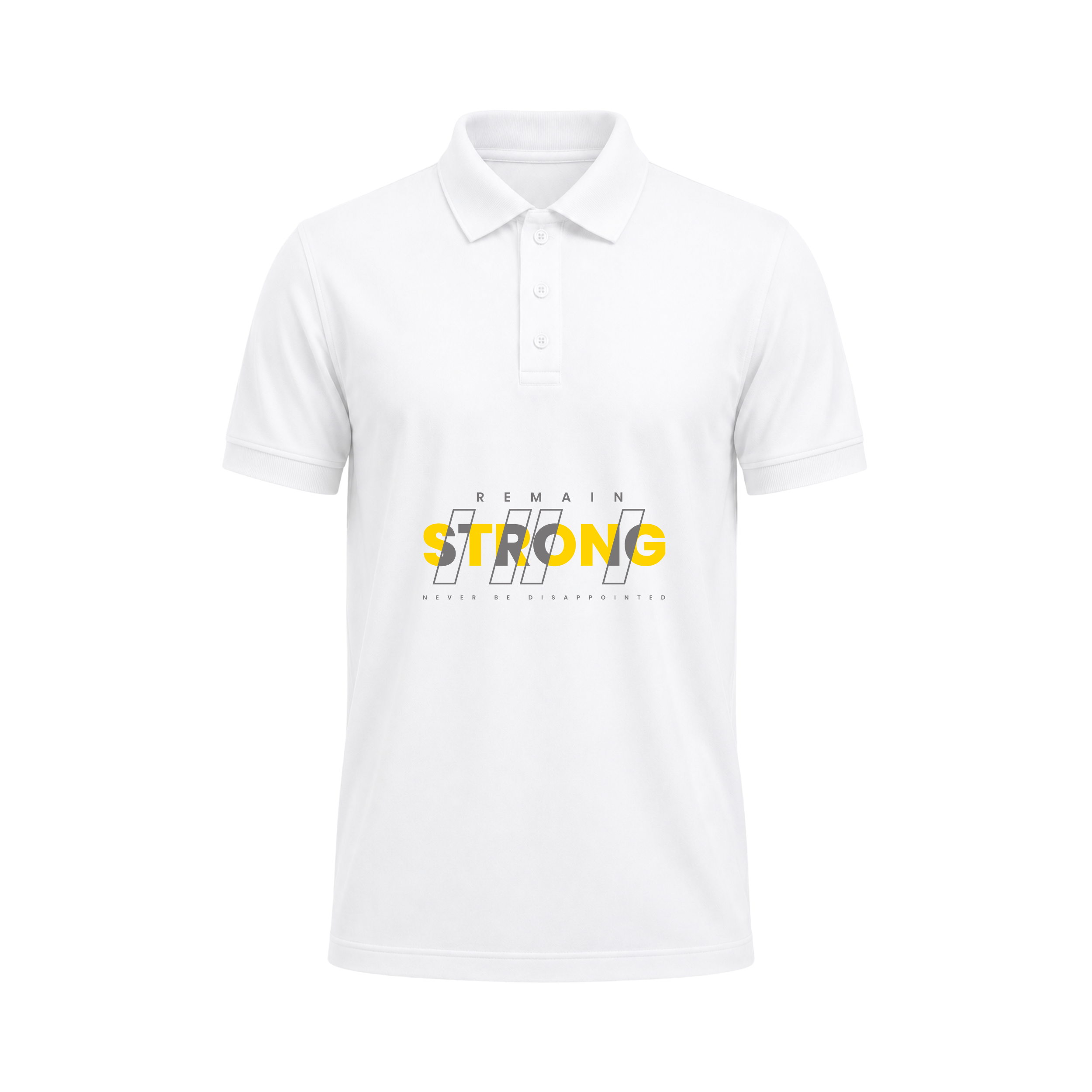 SIIEGE Remain Strong Polo T-Shirt For Men