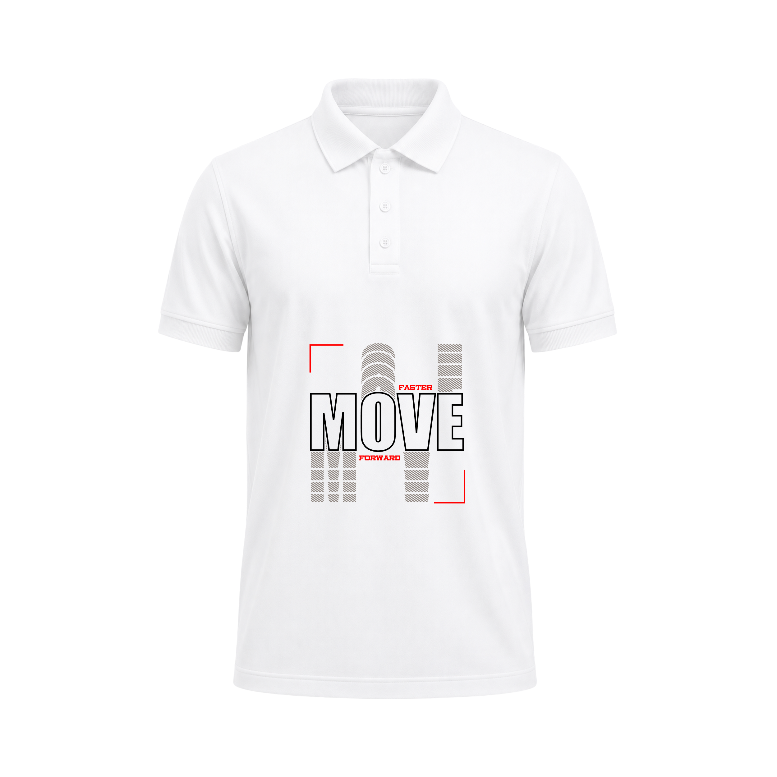 SIIEGE Move Forward Polo T-Shirt For Men