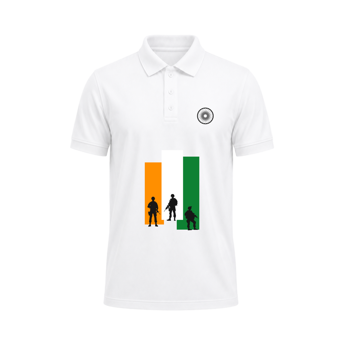 SIIEGE Indian Army Tribute Polo T-Shirt For Men