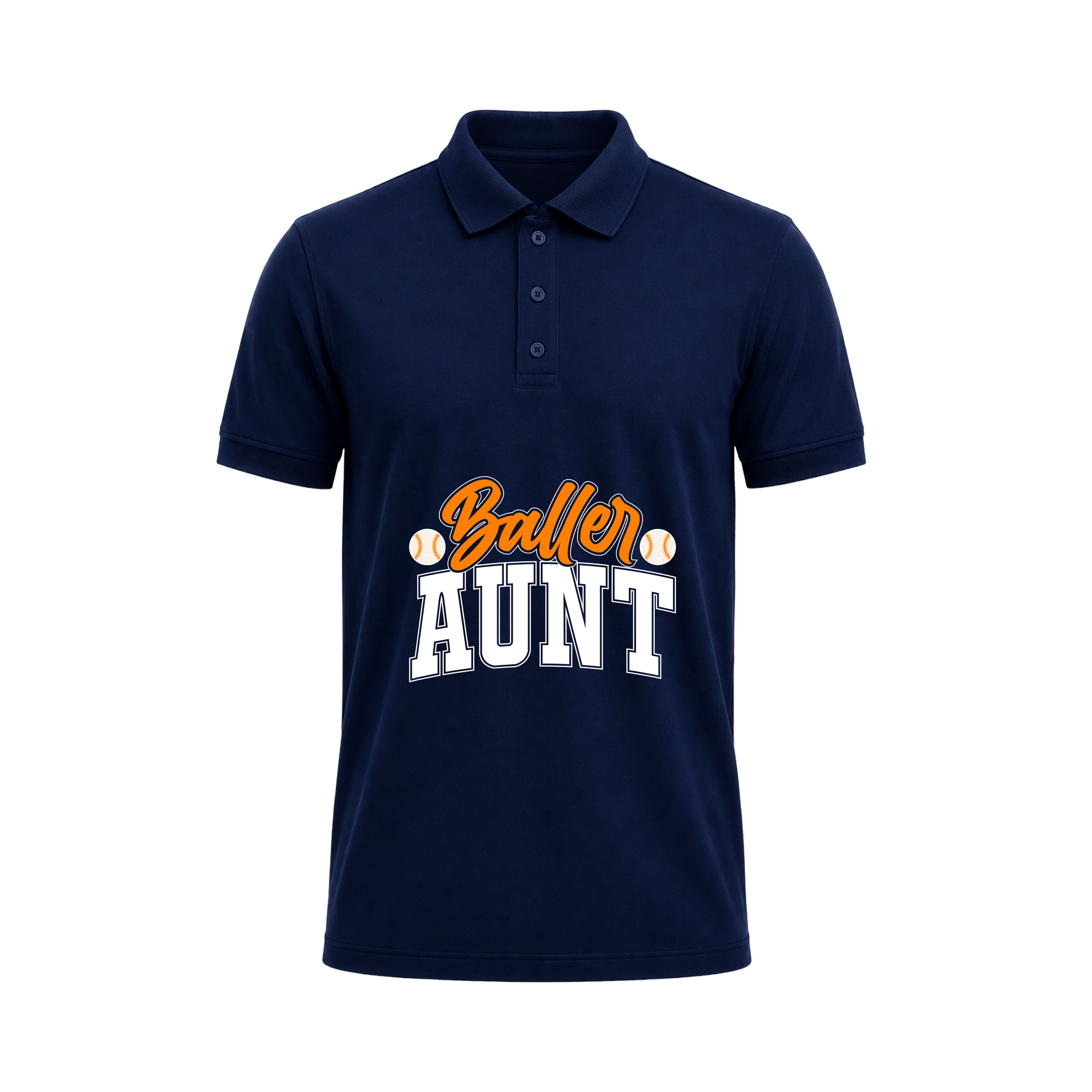 SIIEGE Baller Aunt Polo T-Shirt For Men
