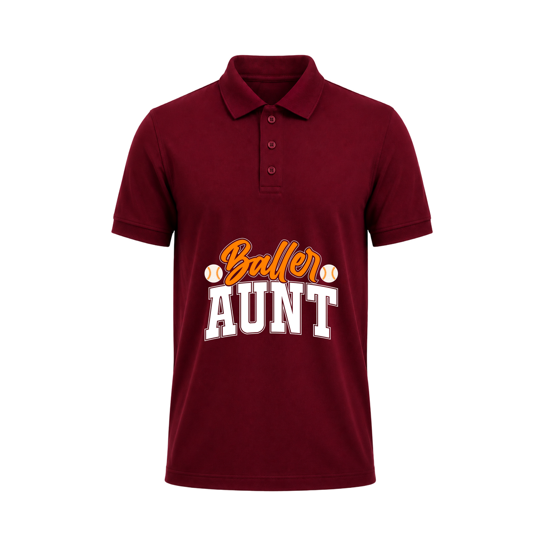 SIIEGE Baller Aunt Polo T-Shirt For Men