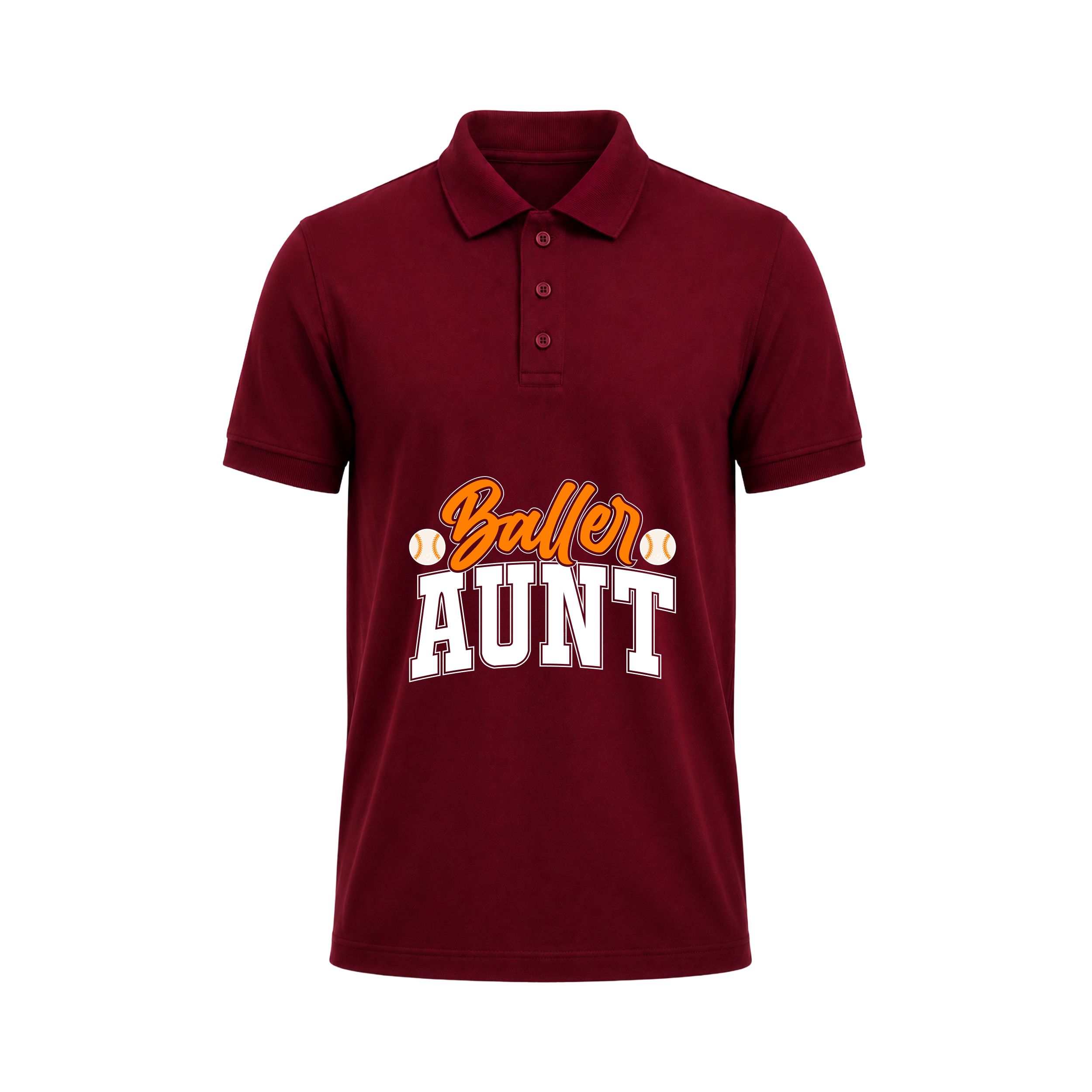 SIIEGE Baller Aunt Polo T-Shirt For Men