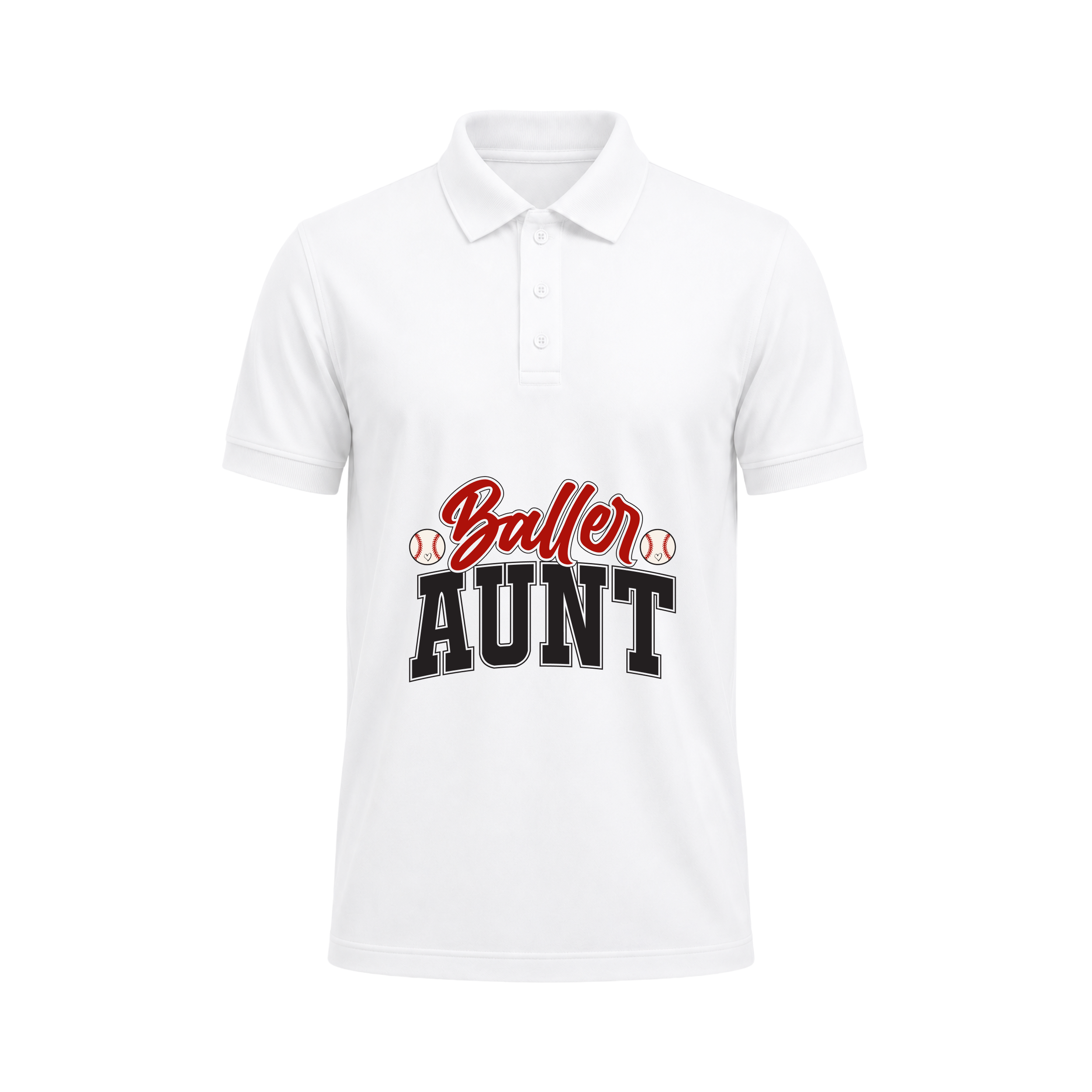 SIIEGE Baller Aunt Polo T-Shirt For Men